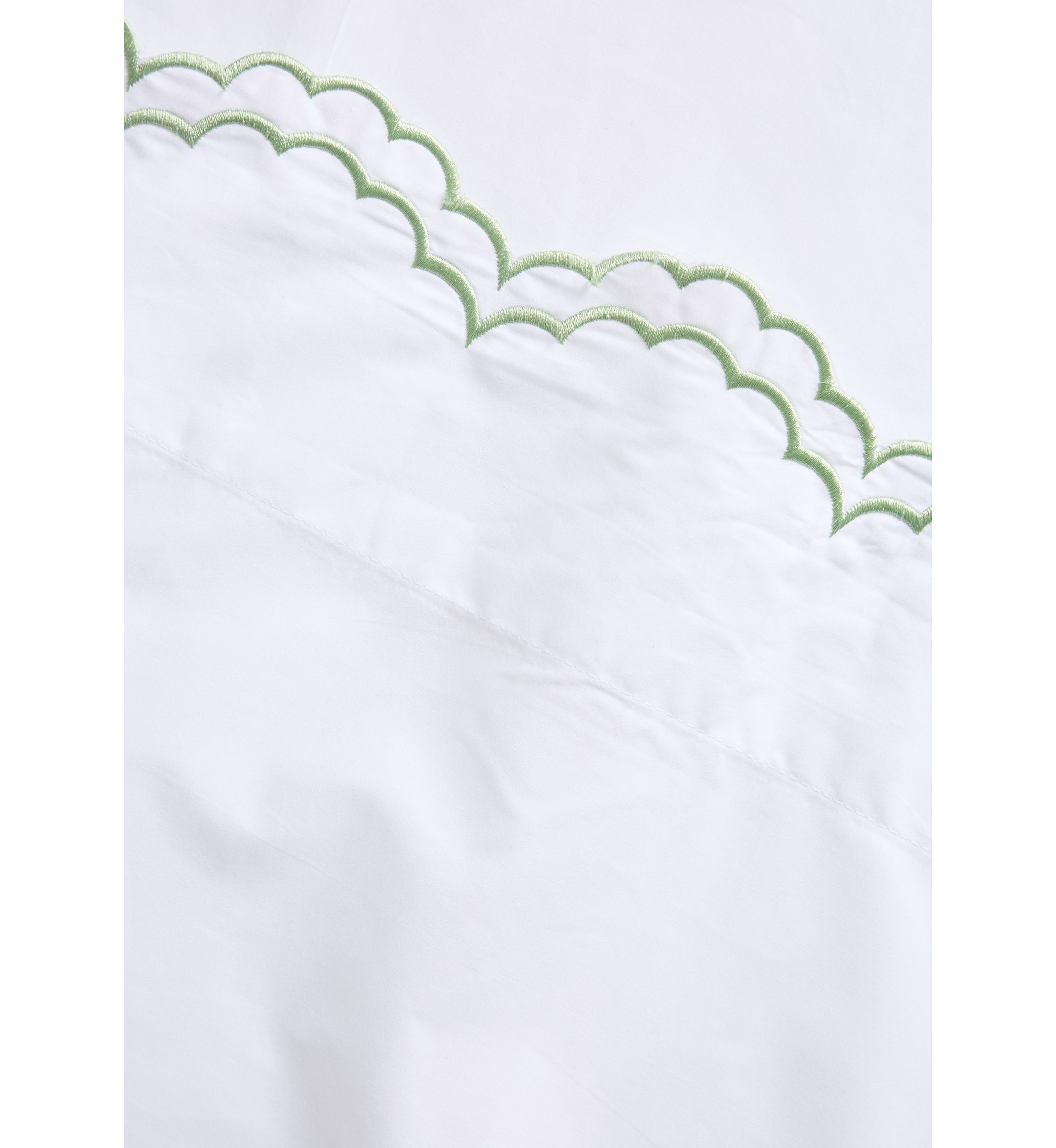 300 Thread Count Scallop Embroidered Sheet Set