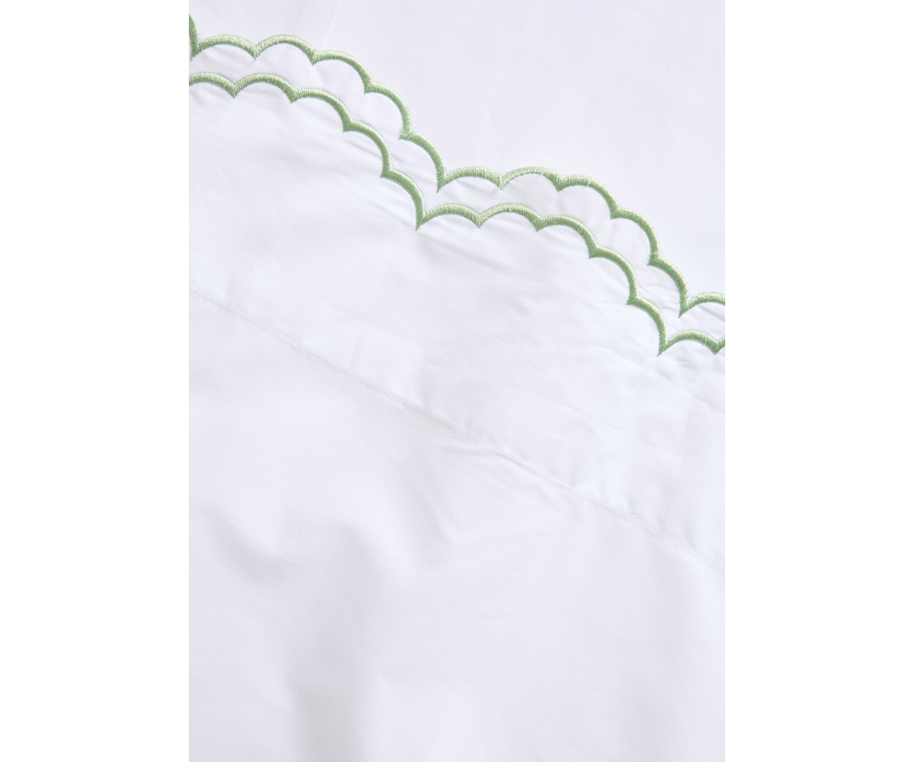 300 Thread Count Scallop Embroidered Sheet Set