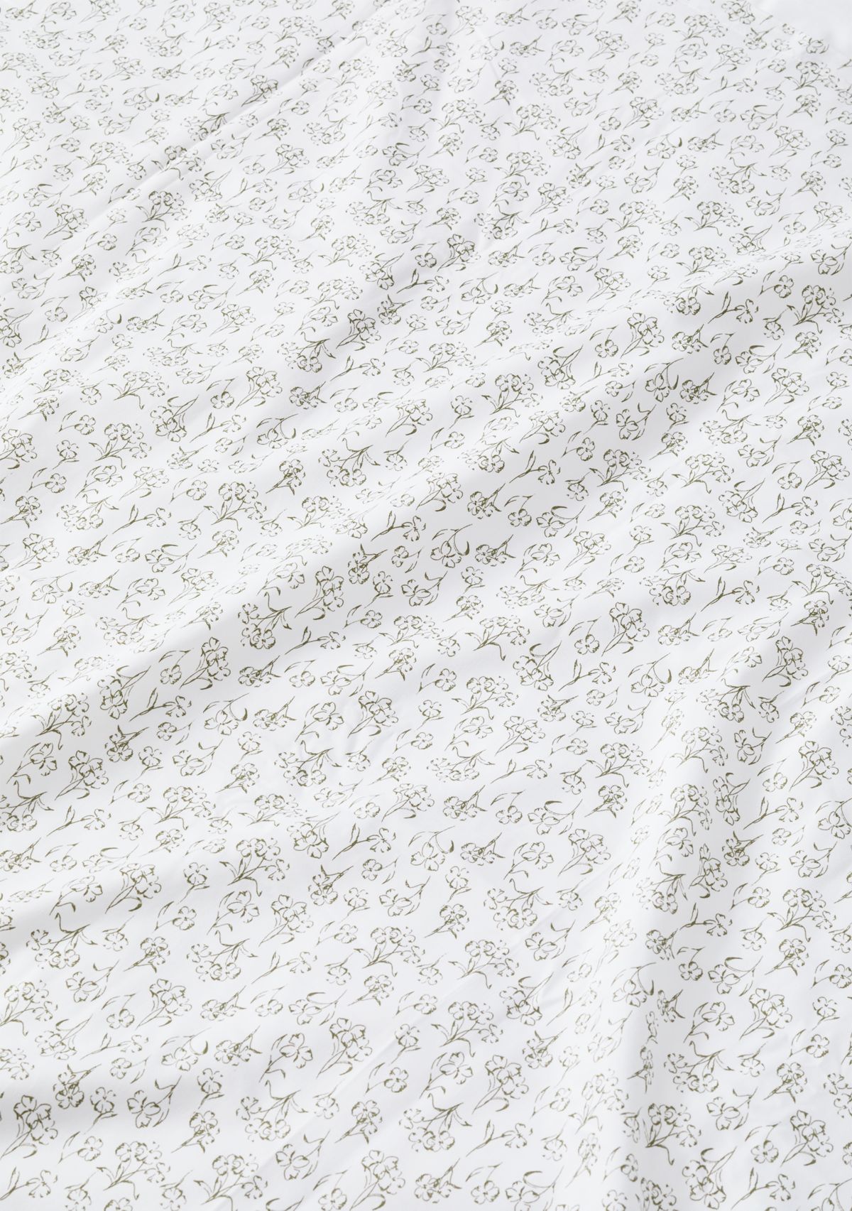 Performance 400 Thread Count Green Floral Sheet Set