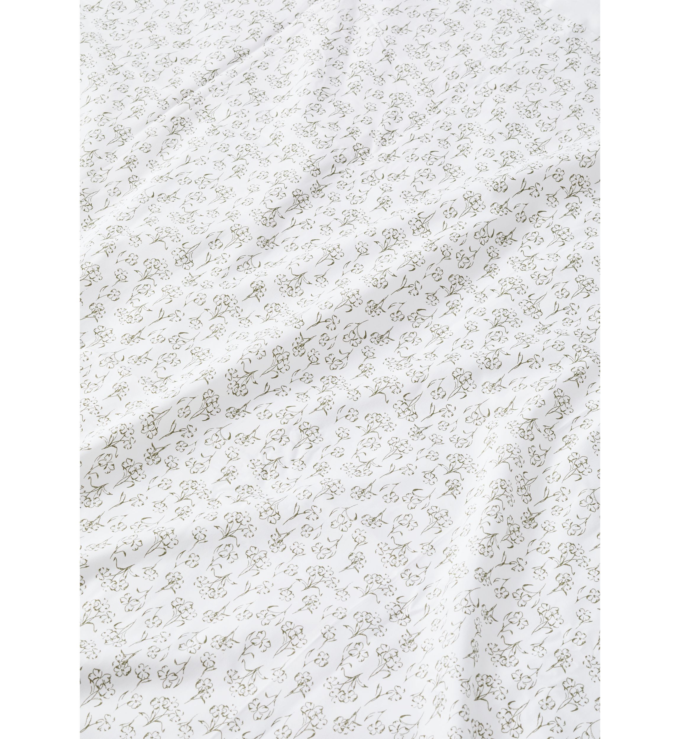 Performance 400 Thread Count Green Floral Sheet Set
