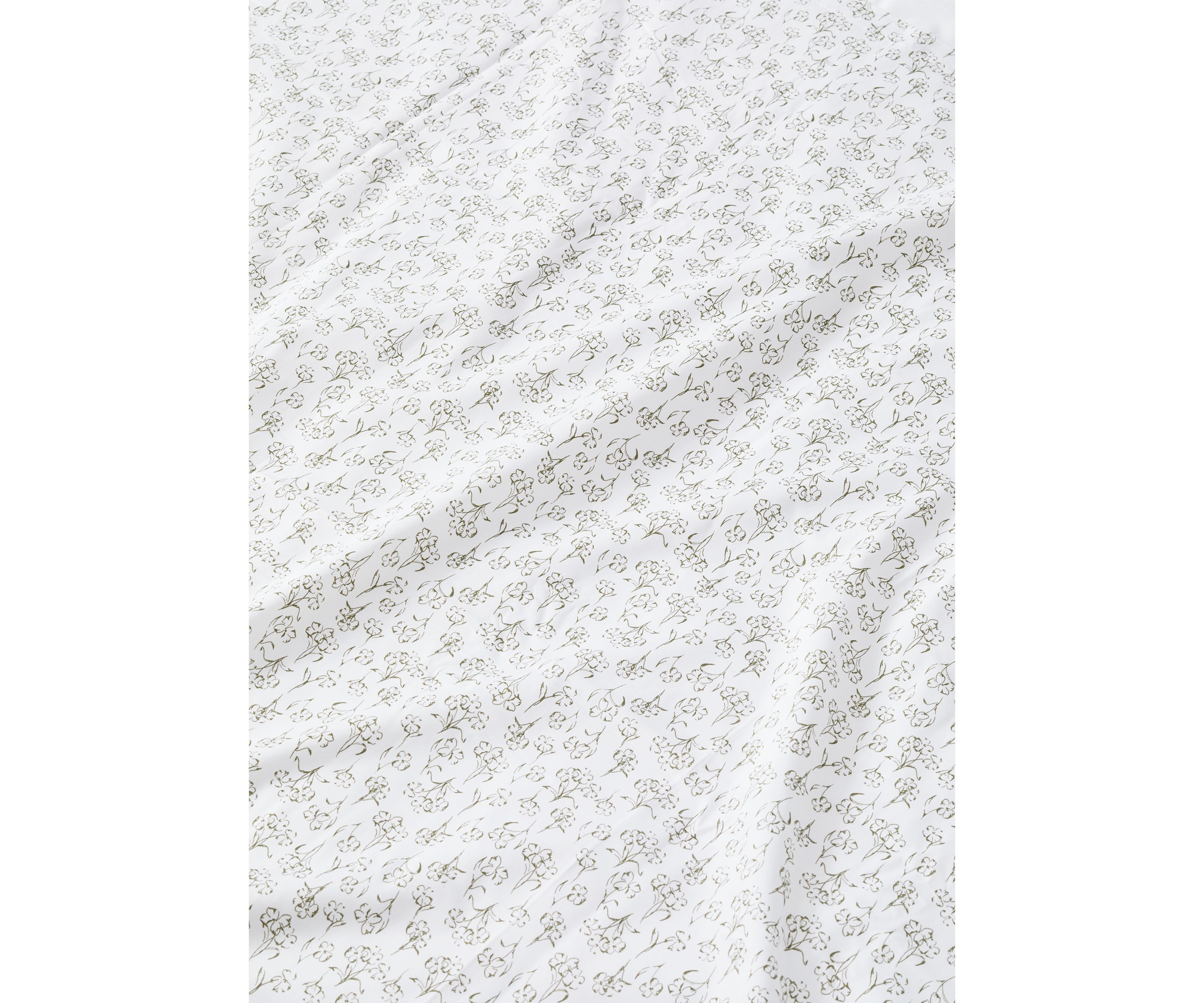 Performance 400 Thread Count Green Floral Sheet Set