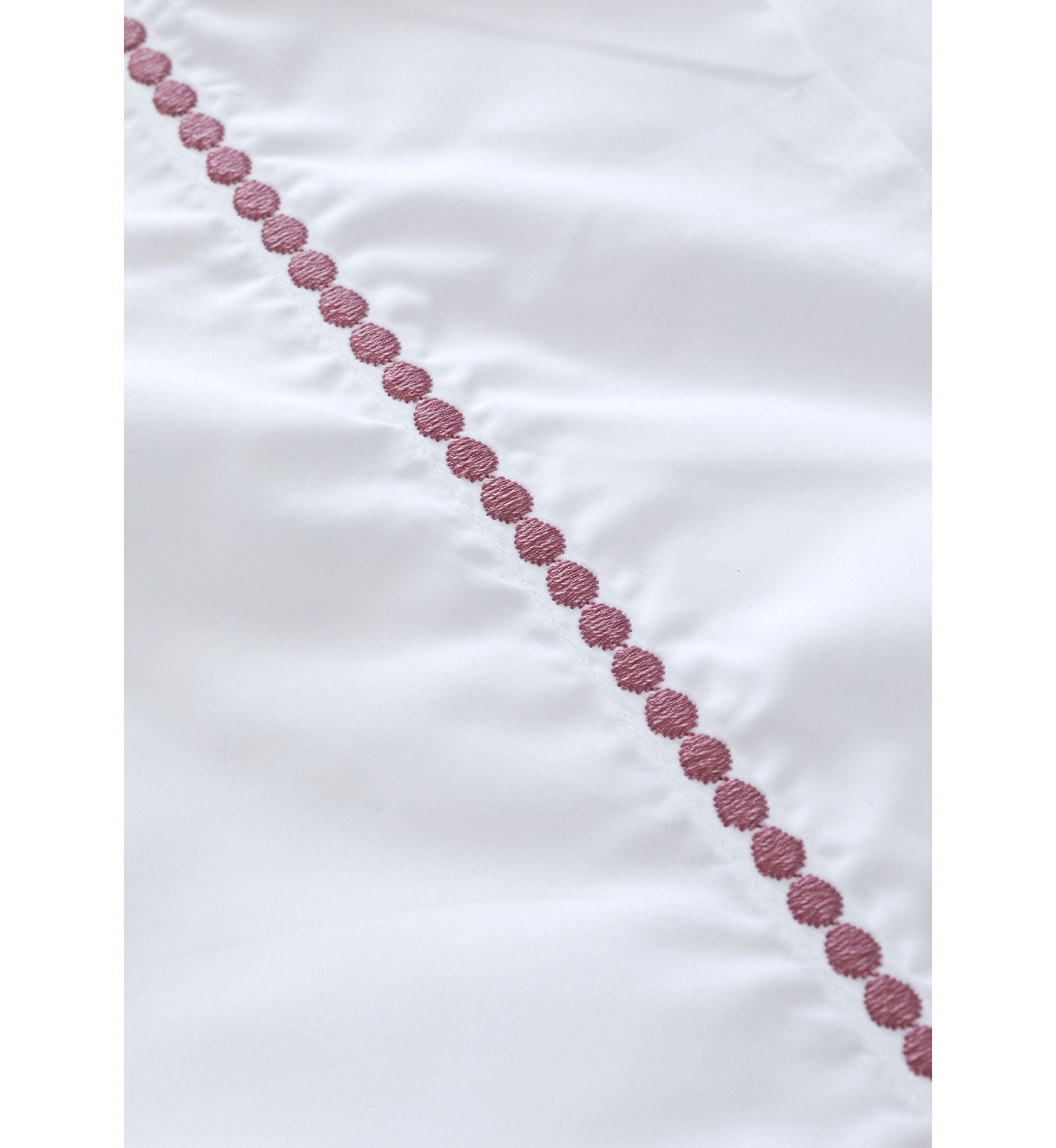 Cotton Percale Embroidered Sheet Set