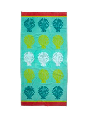 Crown & Ivy™ Oversized Printed Beach Towel | belk