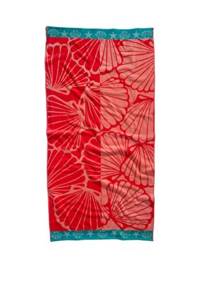 Crown & Ivy™ Oversized Printed Beach Towel | belk