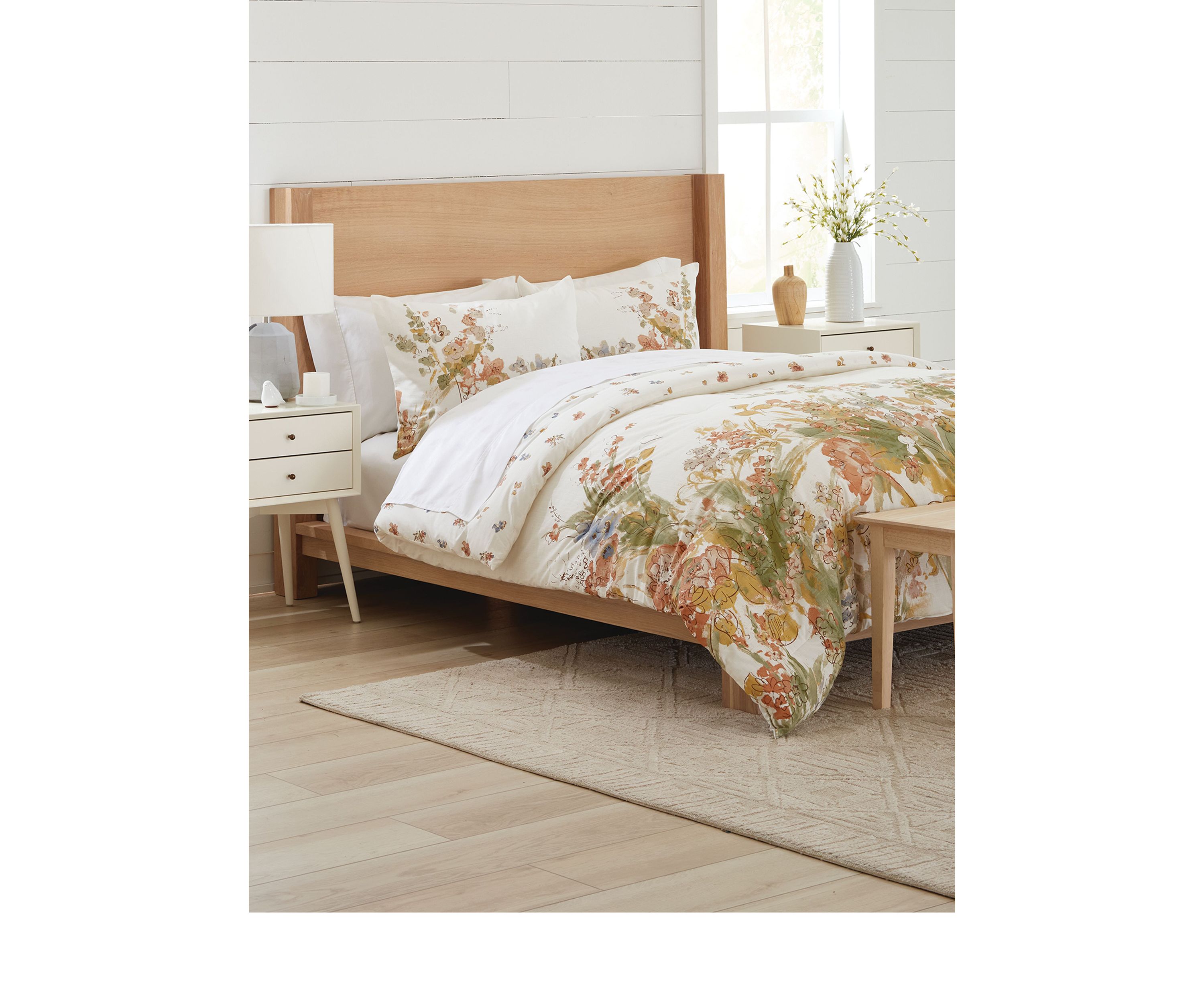 Autumn Floral 3 Piece Comforter Set