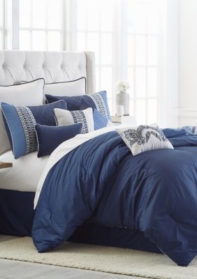 modern.southern.home.zanita 6 piece comforter bed in a ba