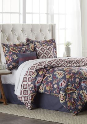 Modern Southern Home Jasper Reversible 6 Piece Comforter Set