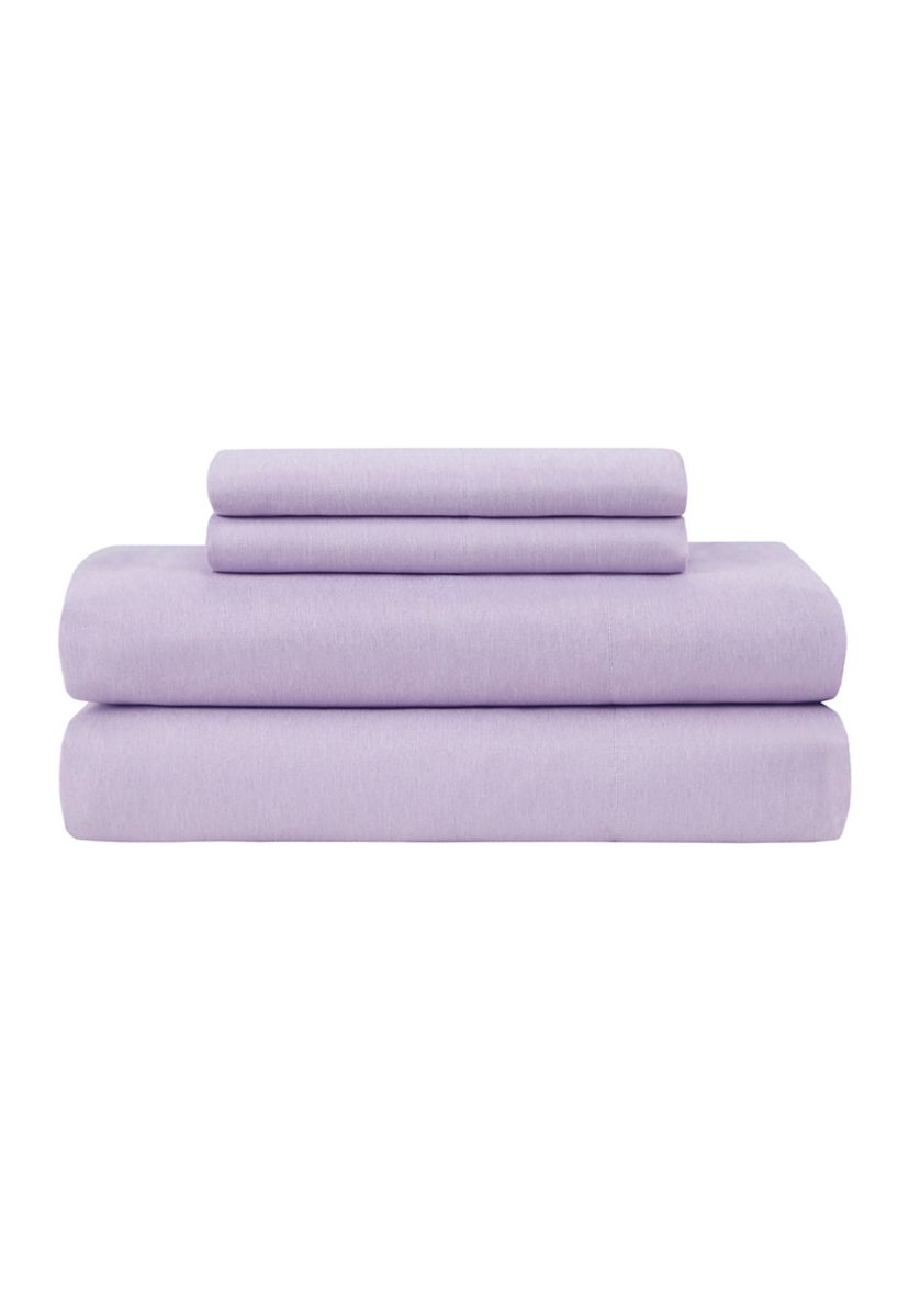 Solid Microfiber Sheet Set 