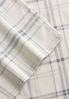 Modern Southern Home Gray Plaid Flannel Sheet Set Belk