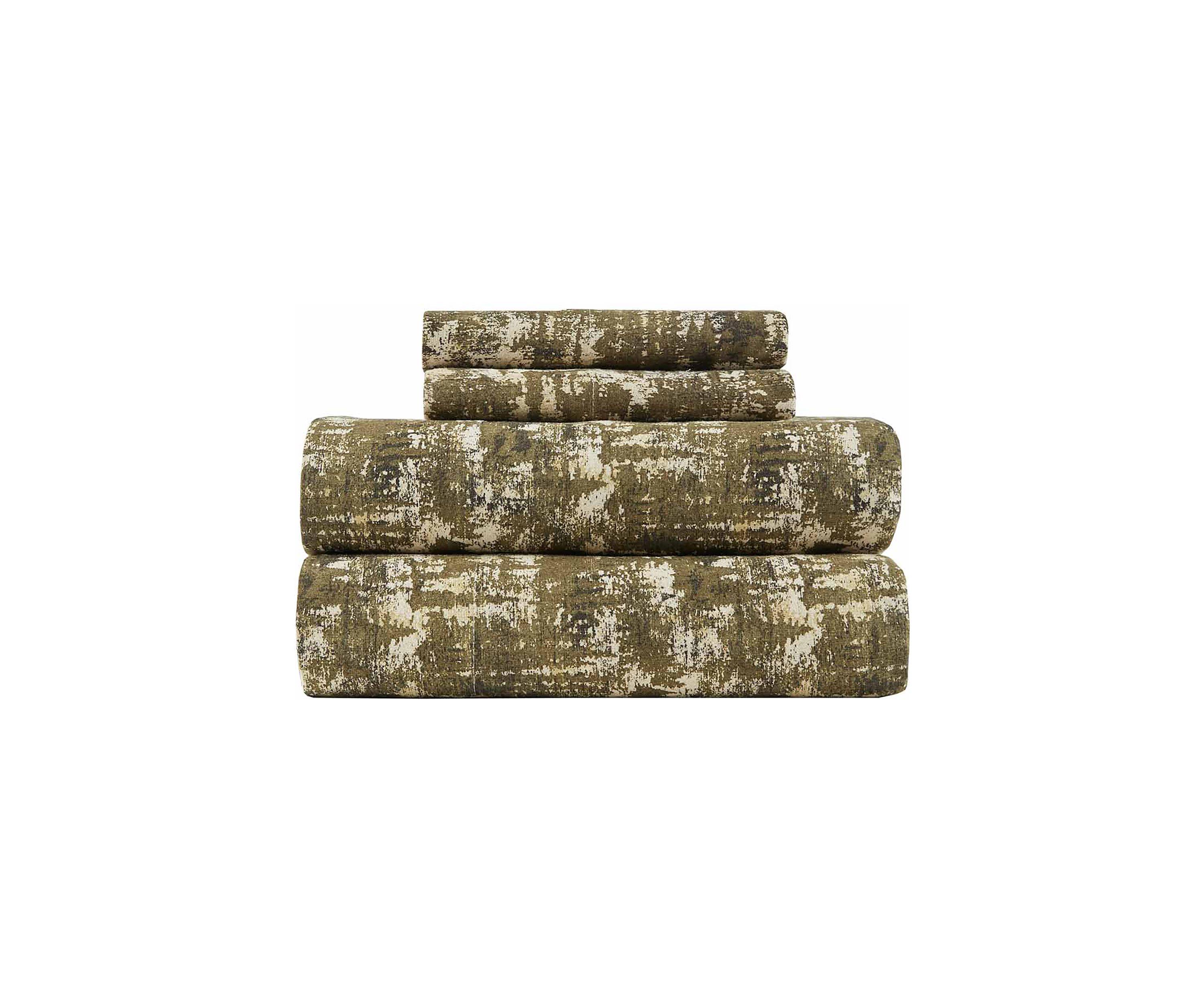 Flannel Camo Printed Sheet Set    