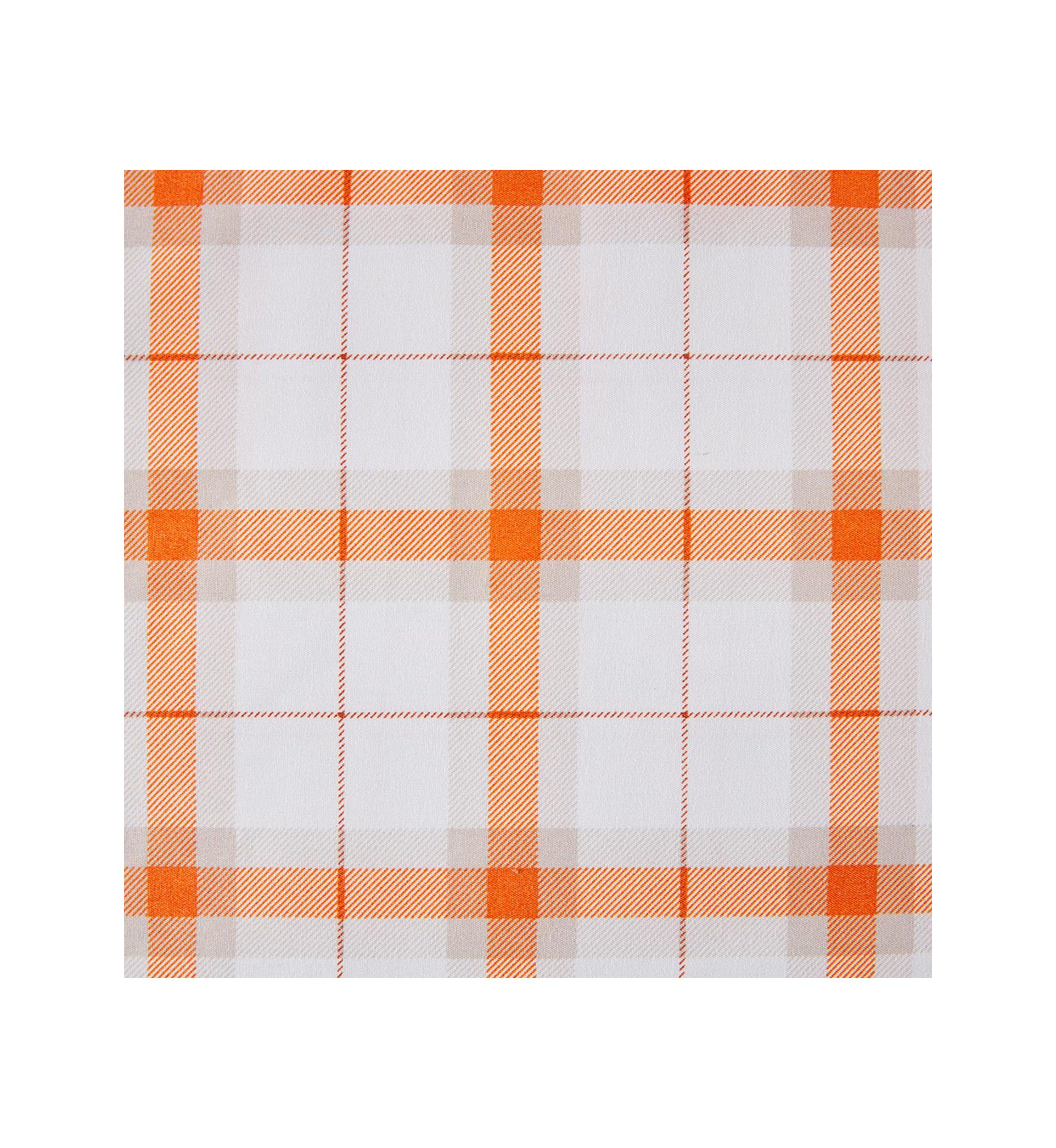 Fall Orange Plaid Sheet Set 