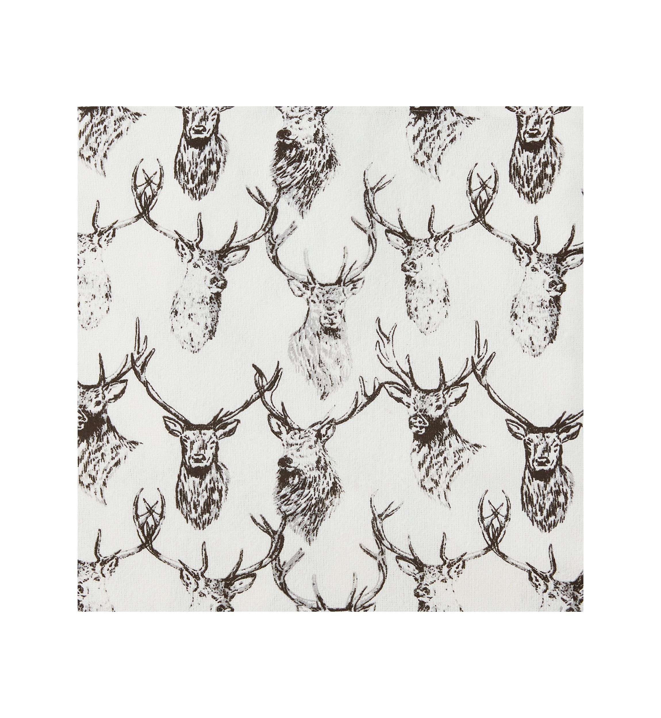 Deer Head Flannel Sheet Set 