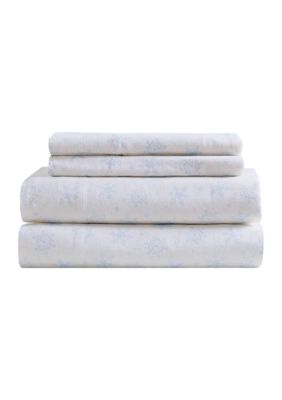 Modern. Southern. Home.™ Flannel Snowflake Sheet Set | belk