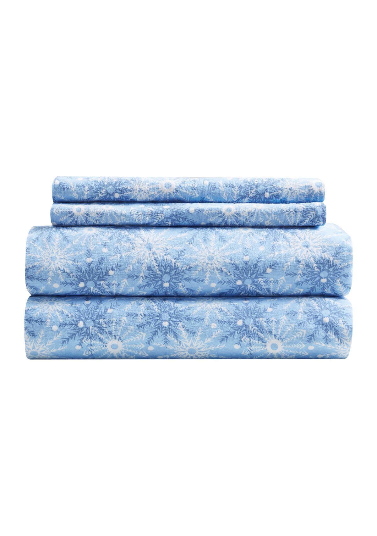Flannel Winterland Frost Sheet Set 