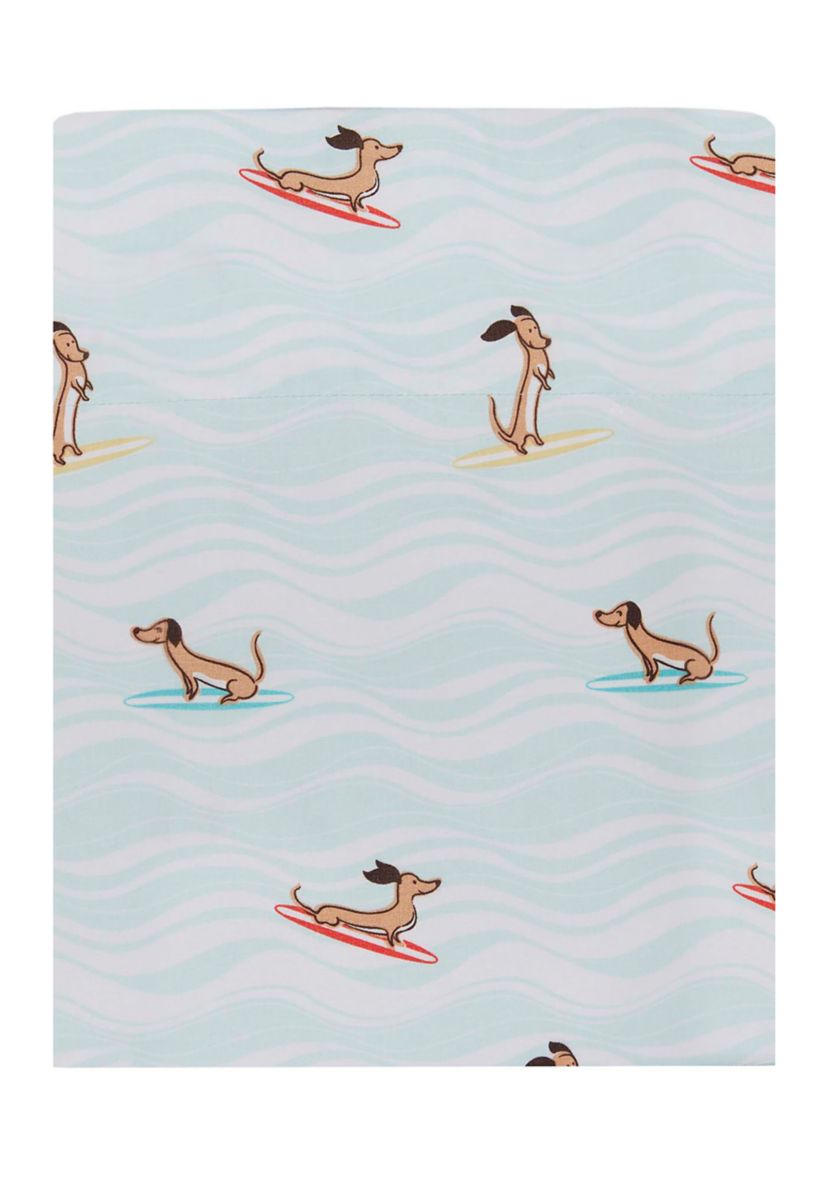 Surfing Dachshunds Sheet Set