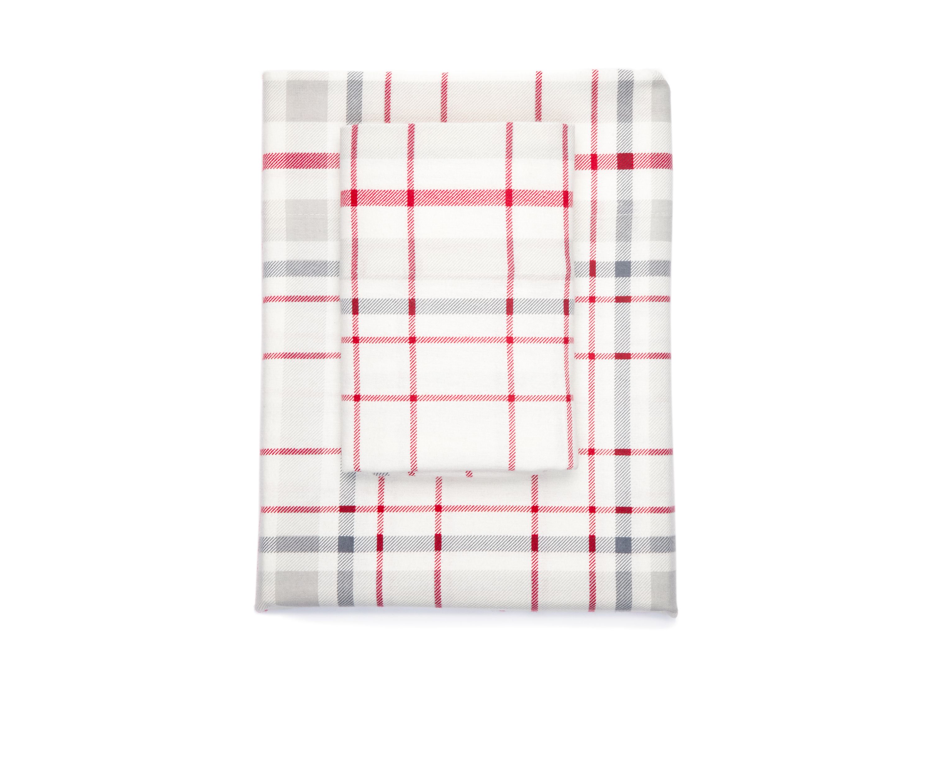 Plaid Flannel Sheet Set 