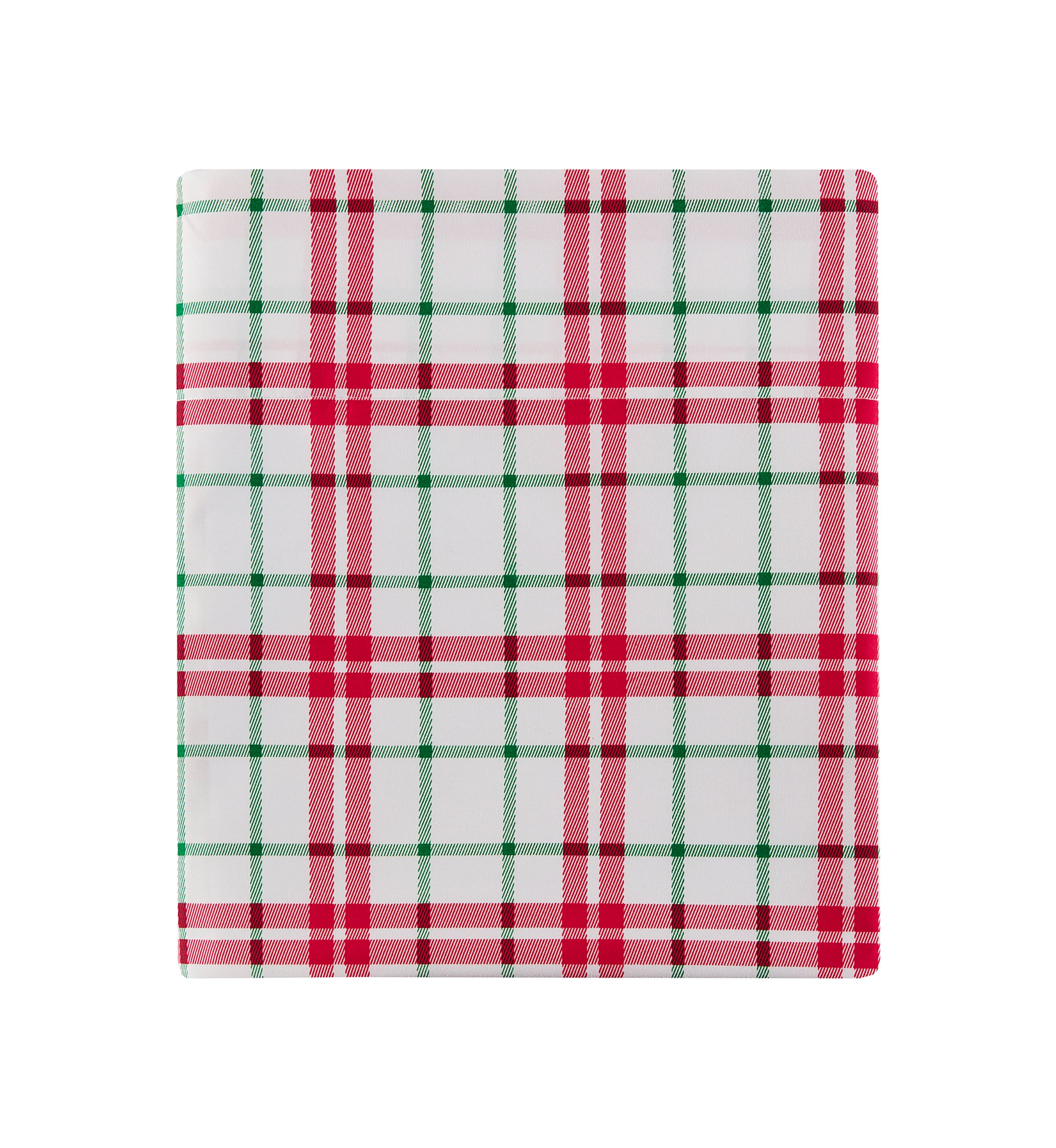Red Green Plaid Printed Sheet Set