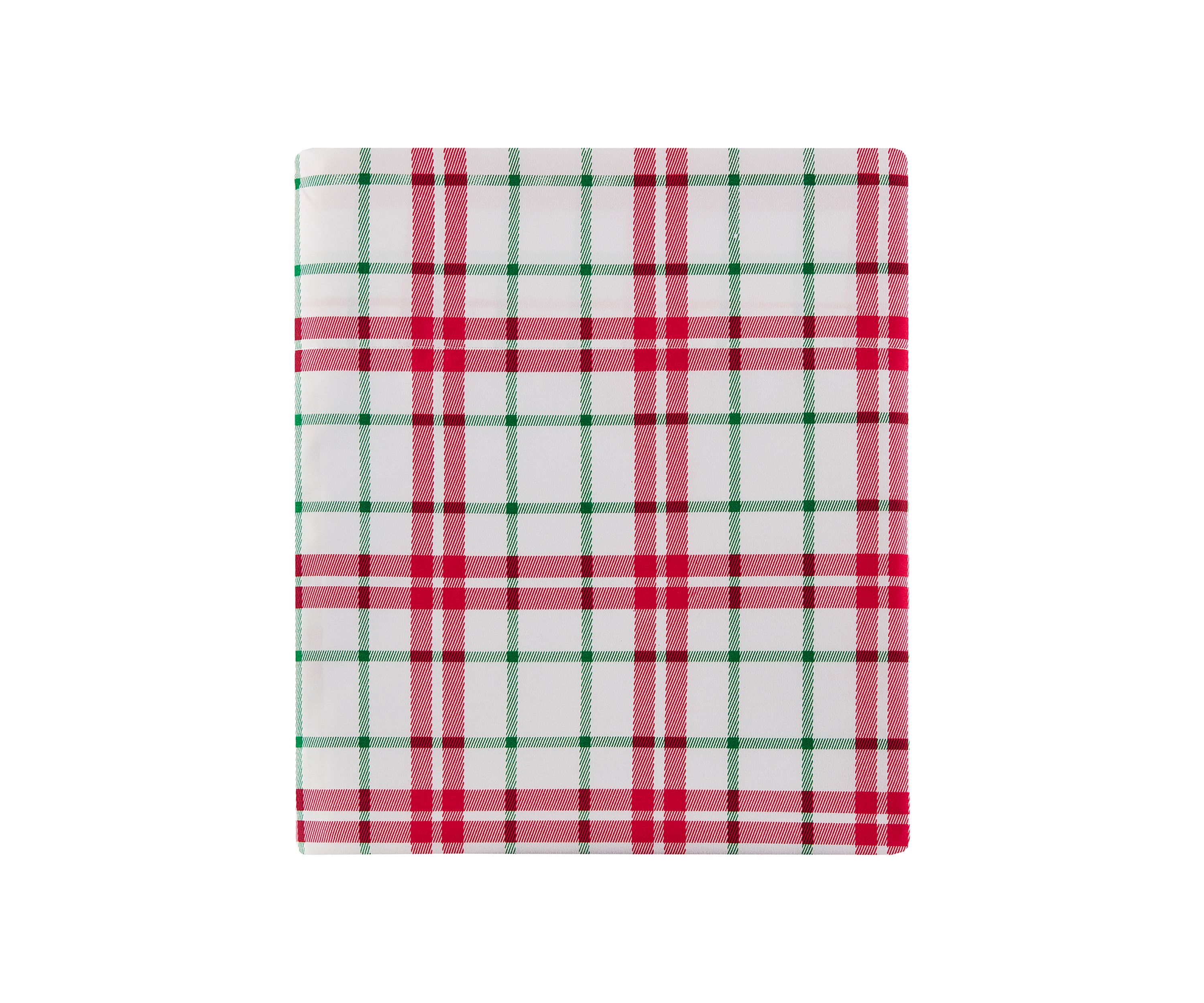 Red Green Plaid Printed Sheet Set