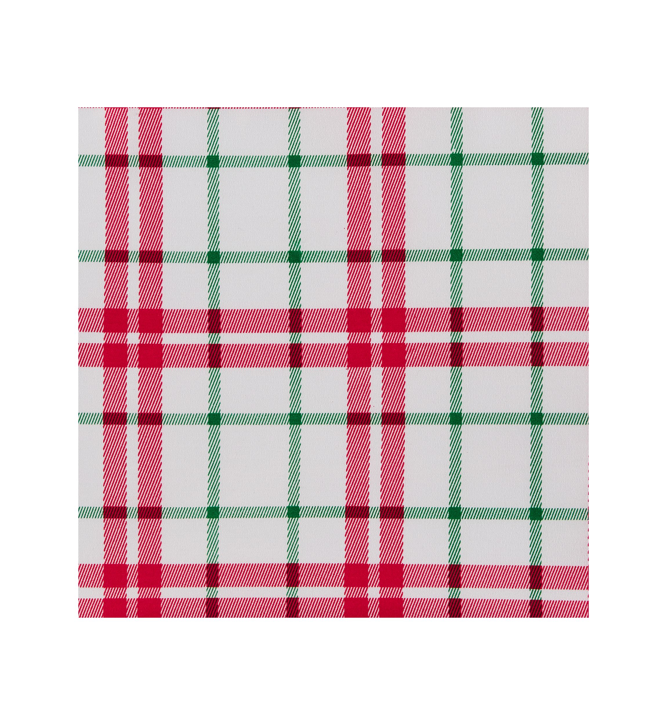 Red Green Plaid Printed Sheet Set