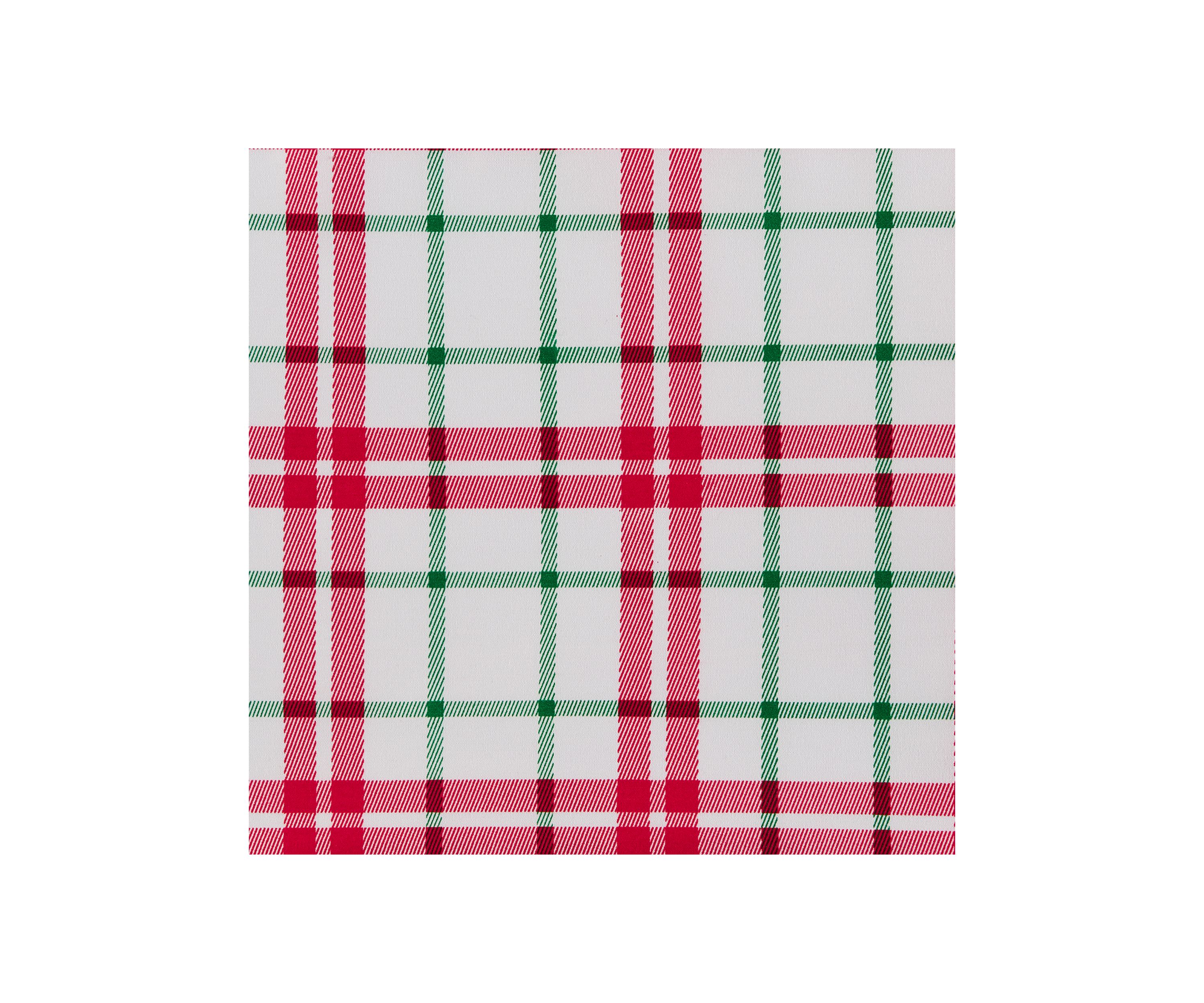 Red Green Plaid Printed Sheet Set