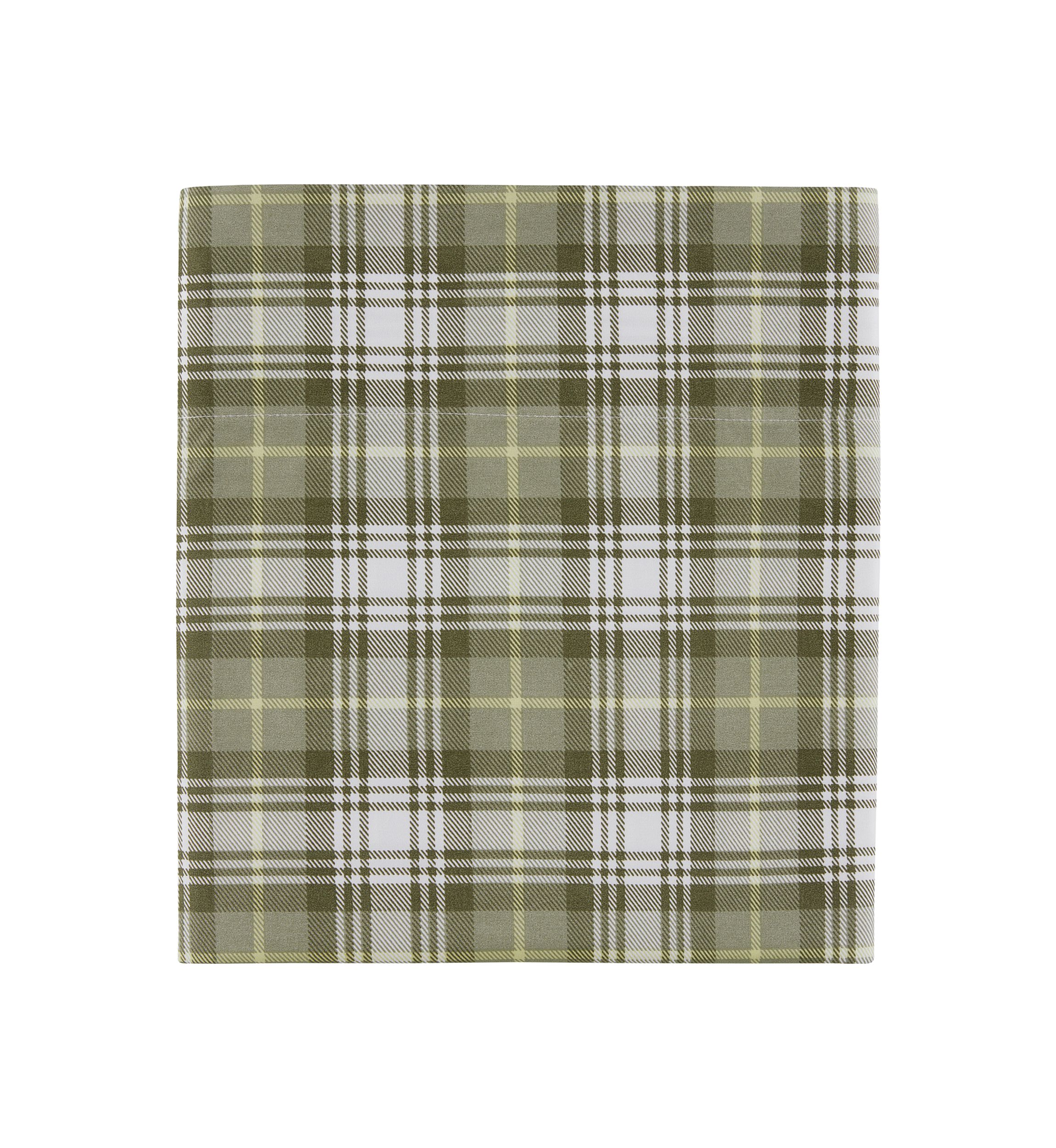 Green Plaid Sheet Set