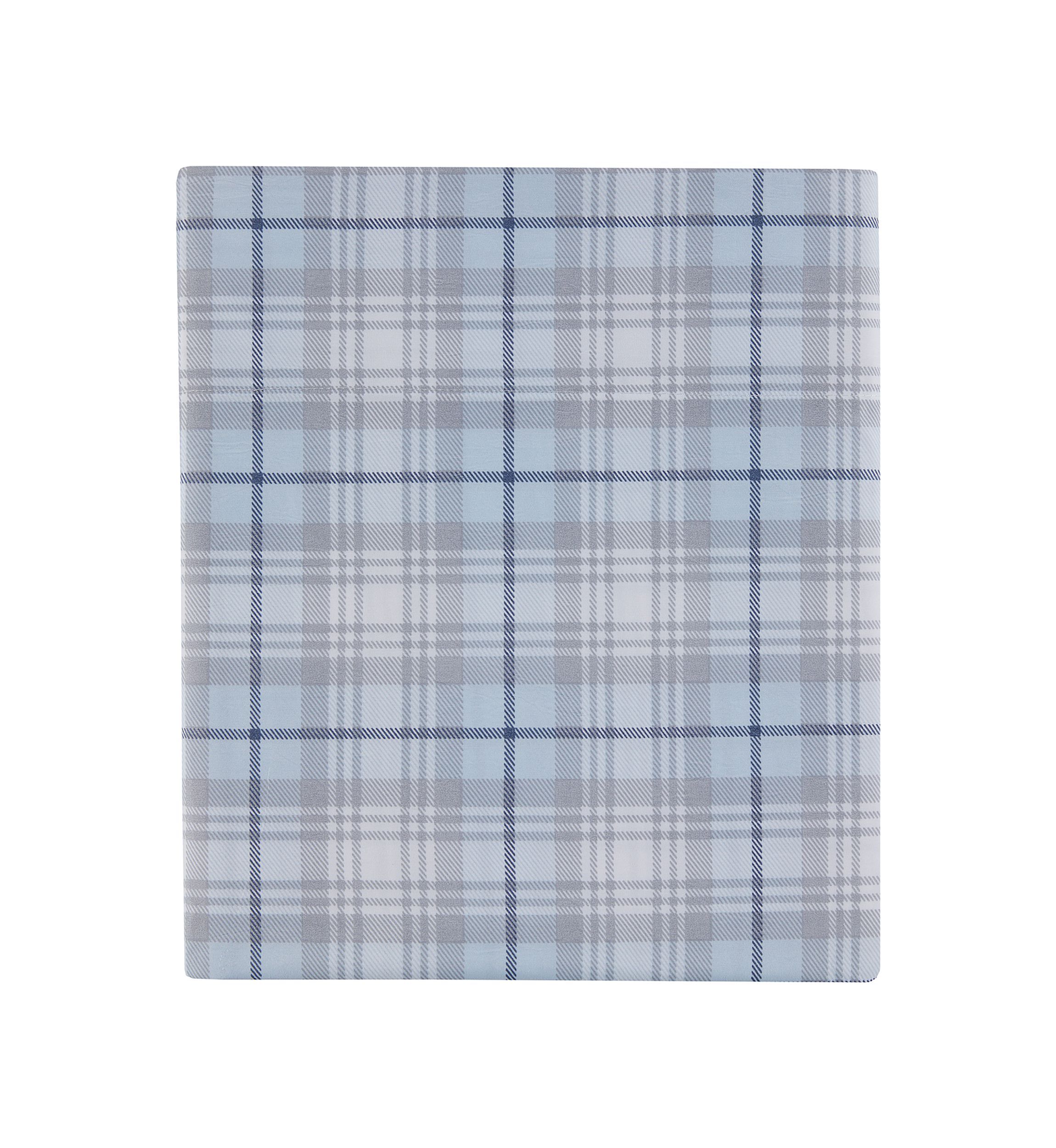 Blue Plaid Sheet Set