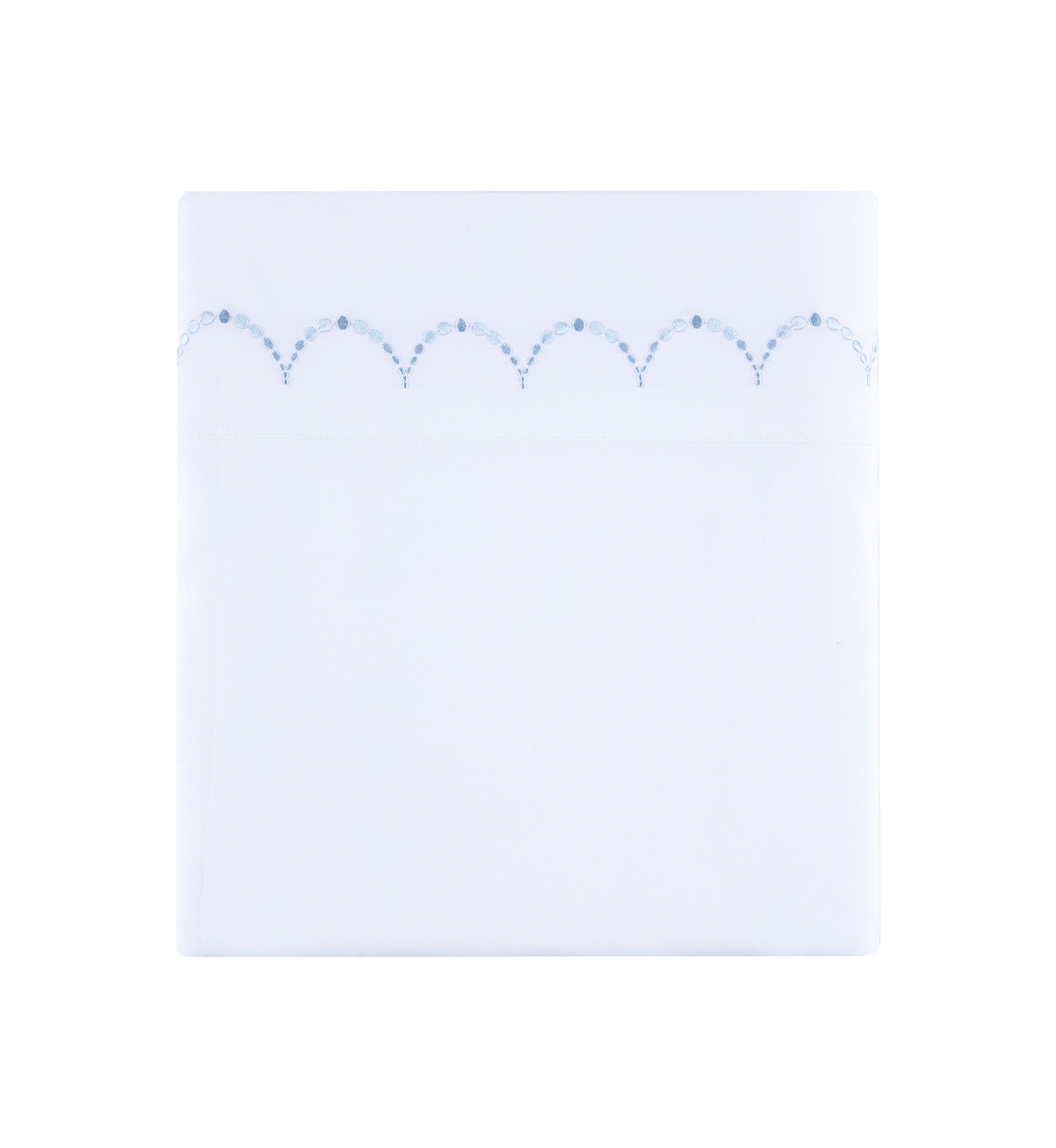 Embroidered Scalloped Sheet Set