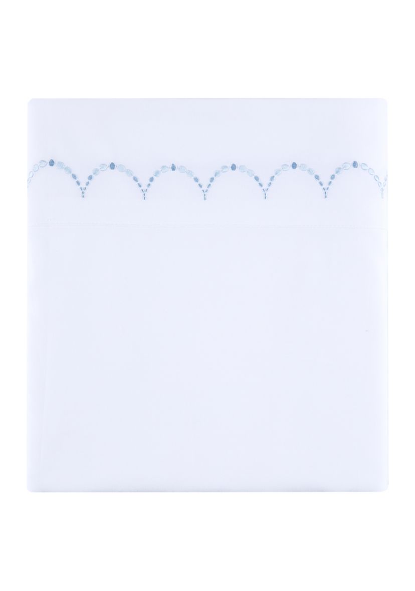 Embroidered Scalloped Sheet Set