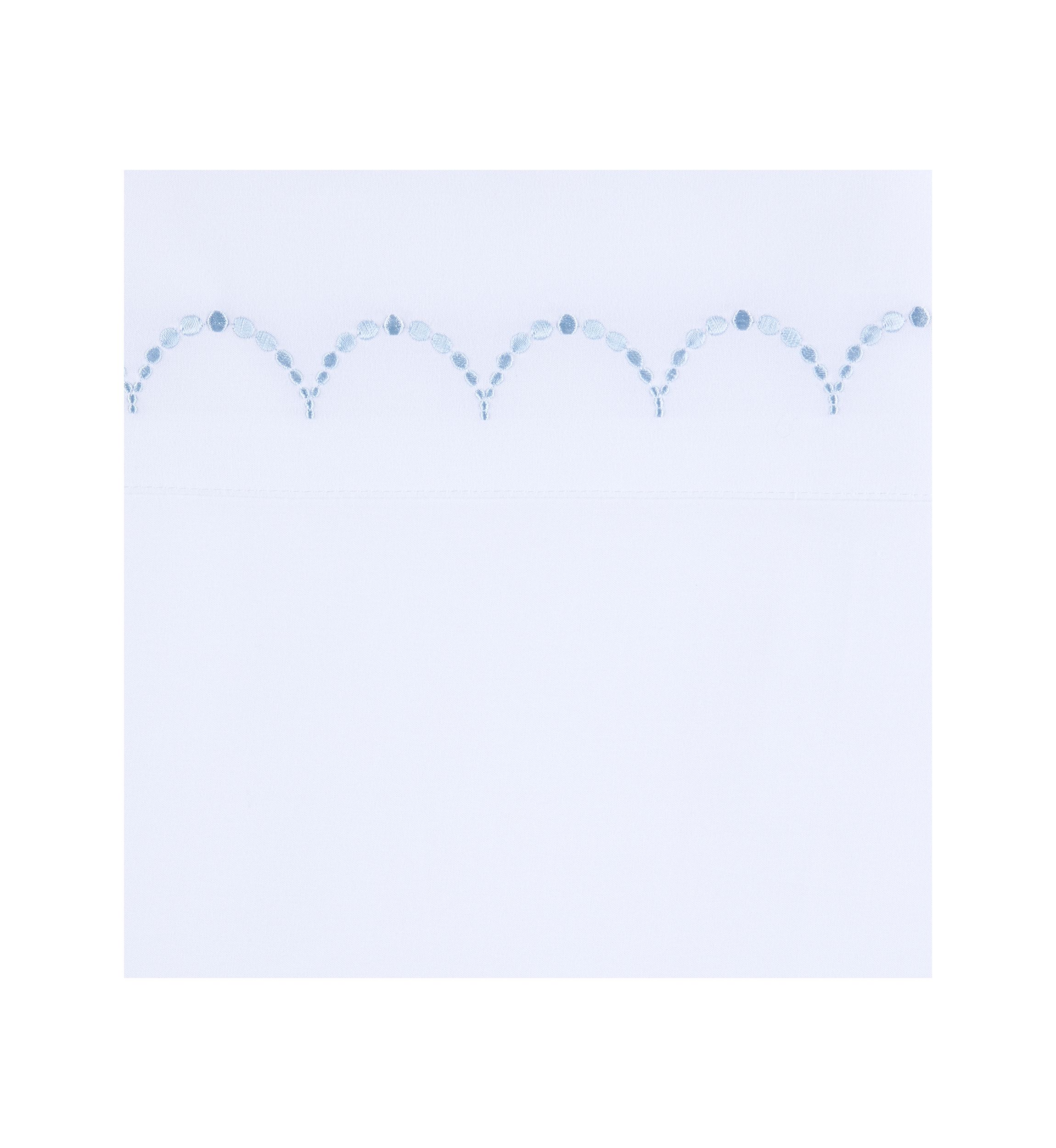 Embroidered Scalloped Sheet Set