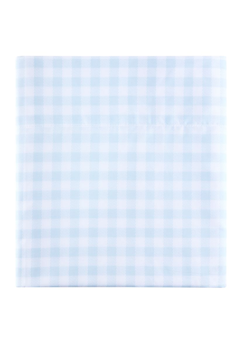 Blue Plaid Sheet Set