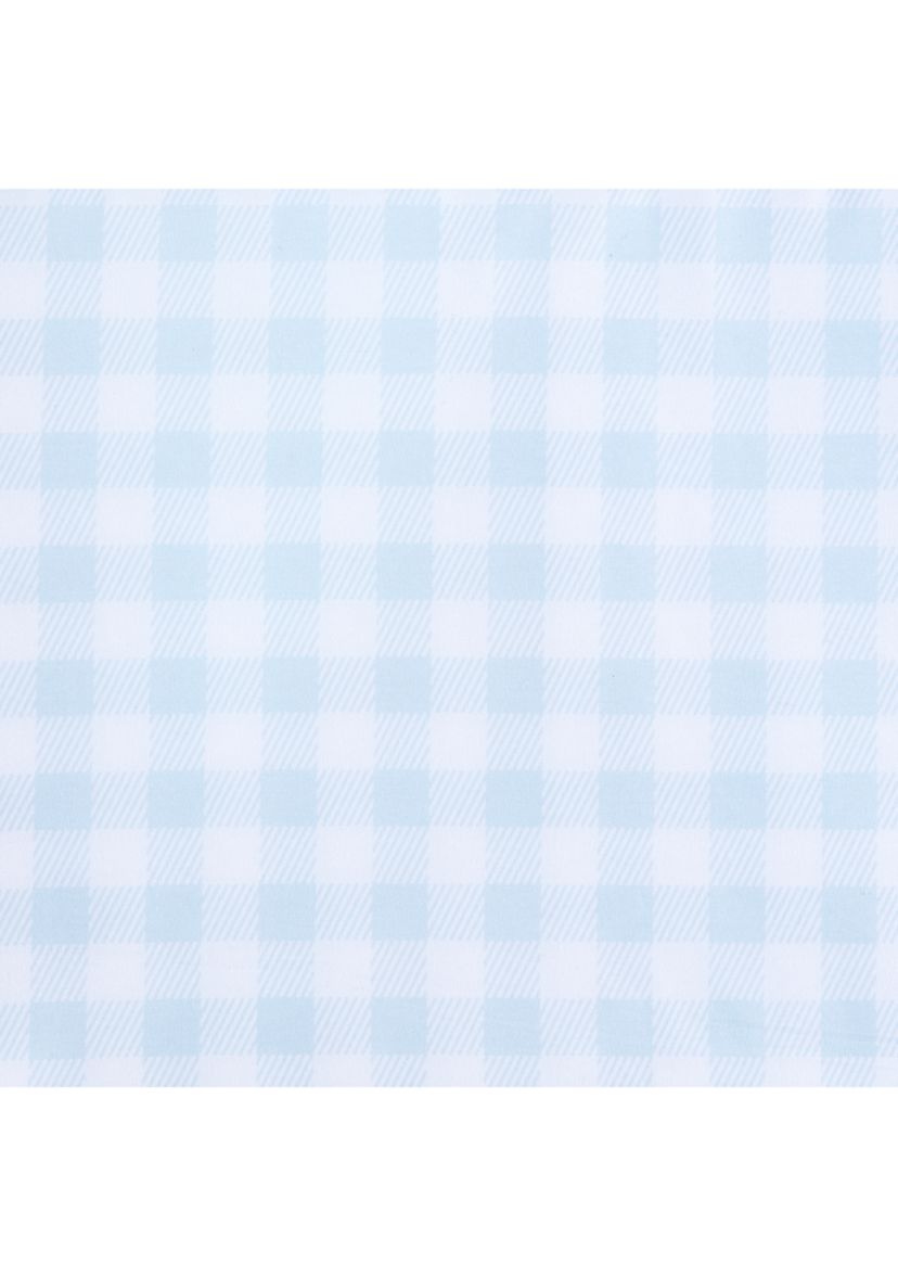Blue Plaid Sheet Set