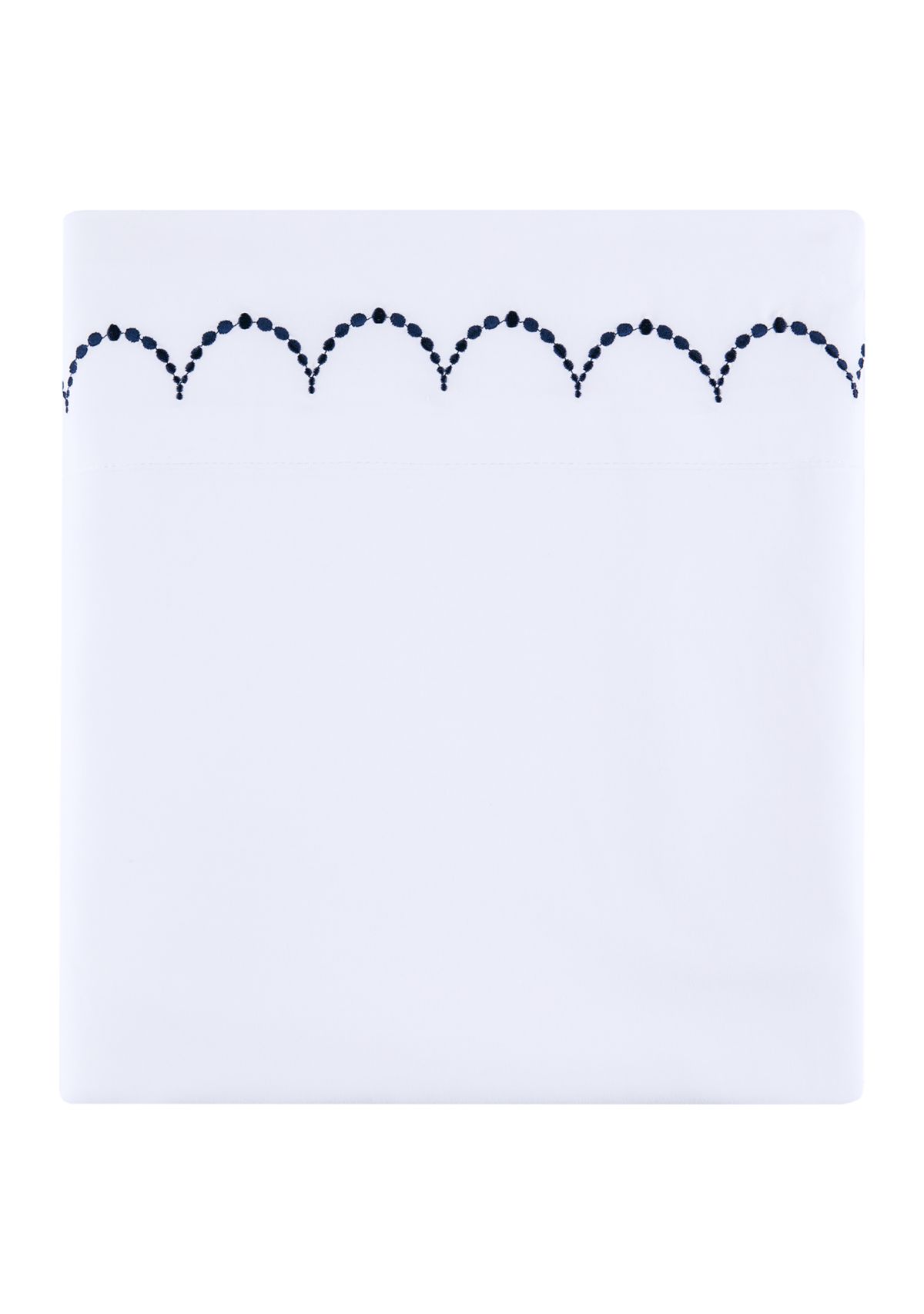Embroidered Scalloped Sheet Set
