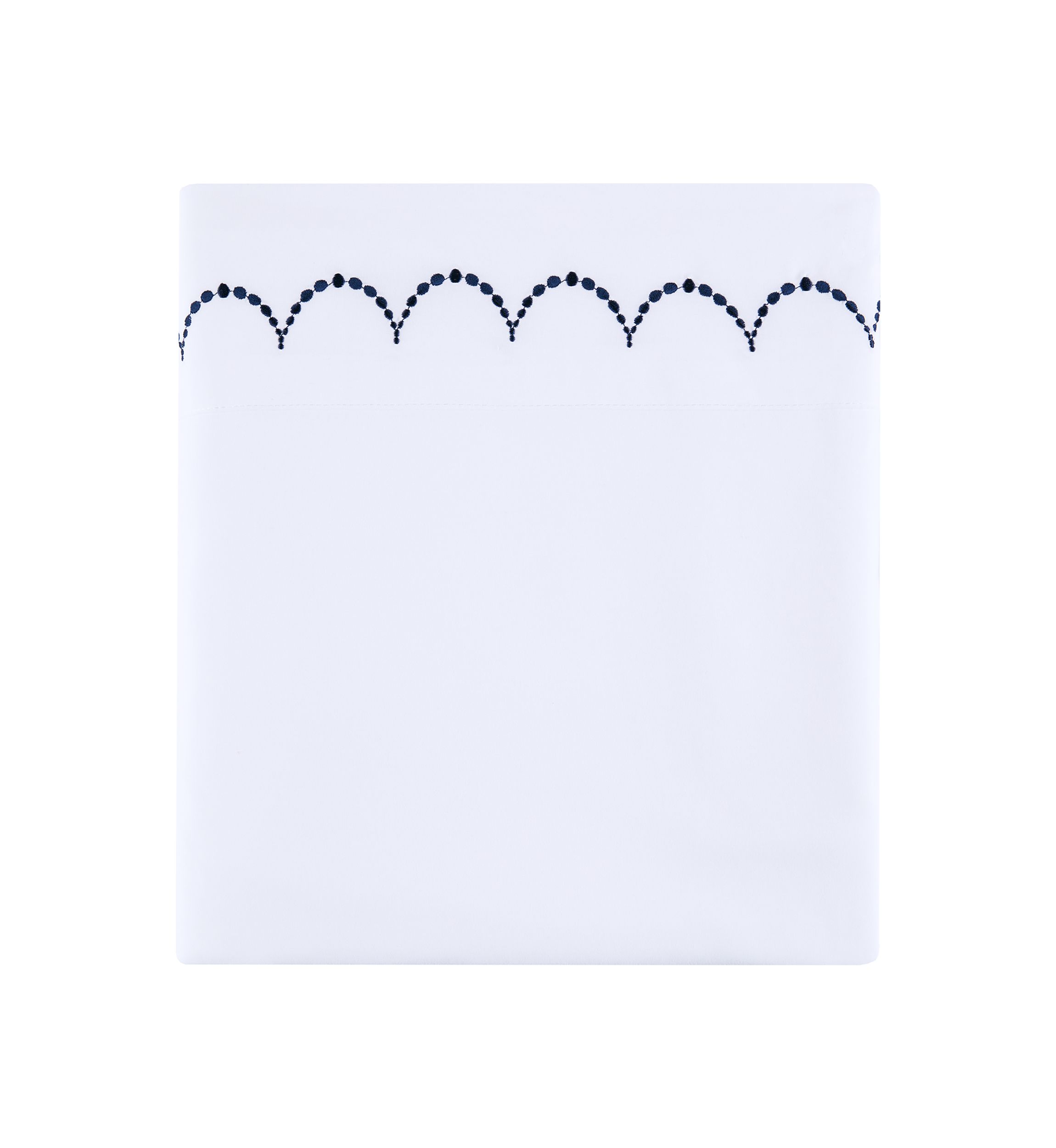 Embroidered Scalloped Sheet Set