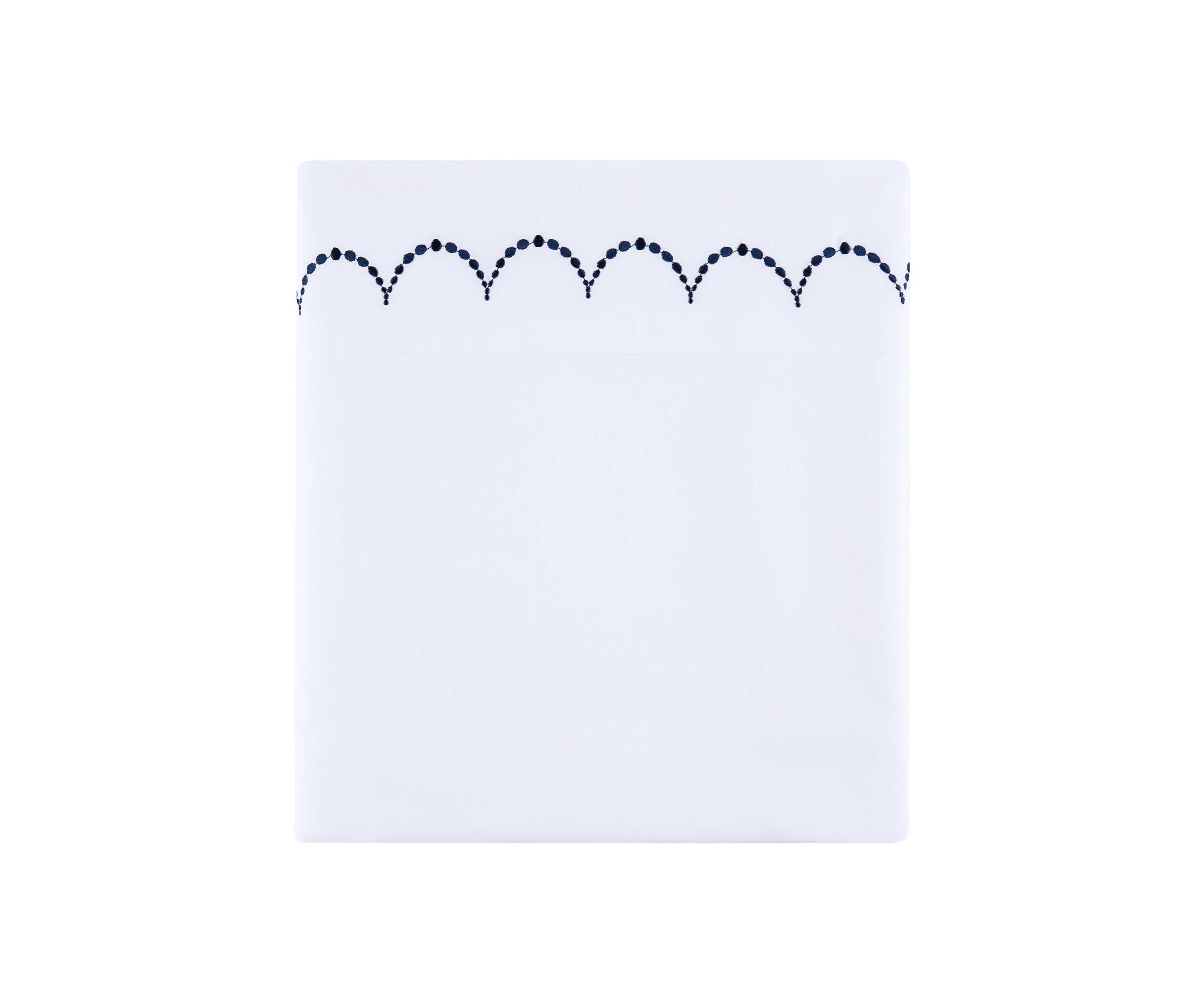 Embroidered Scalloped Sheet Set