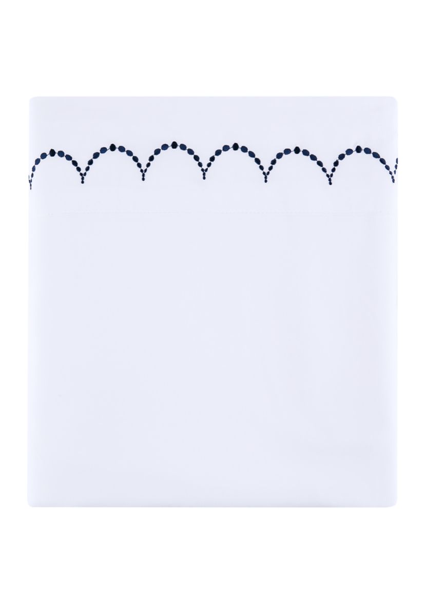 Embroidered Scalloped Sheet Set