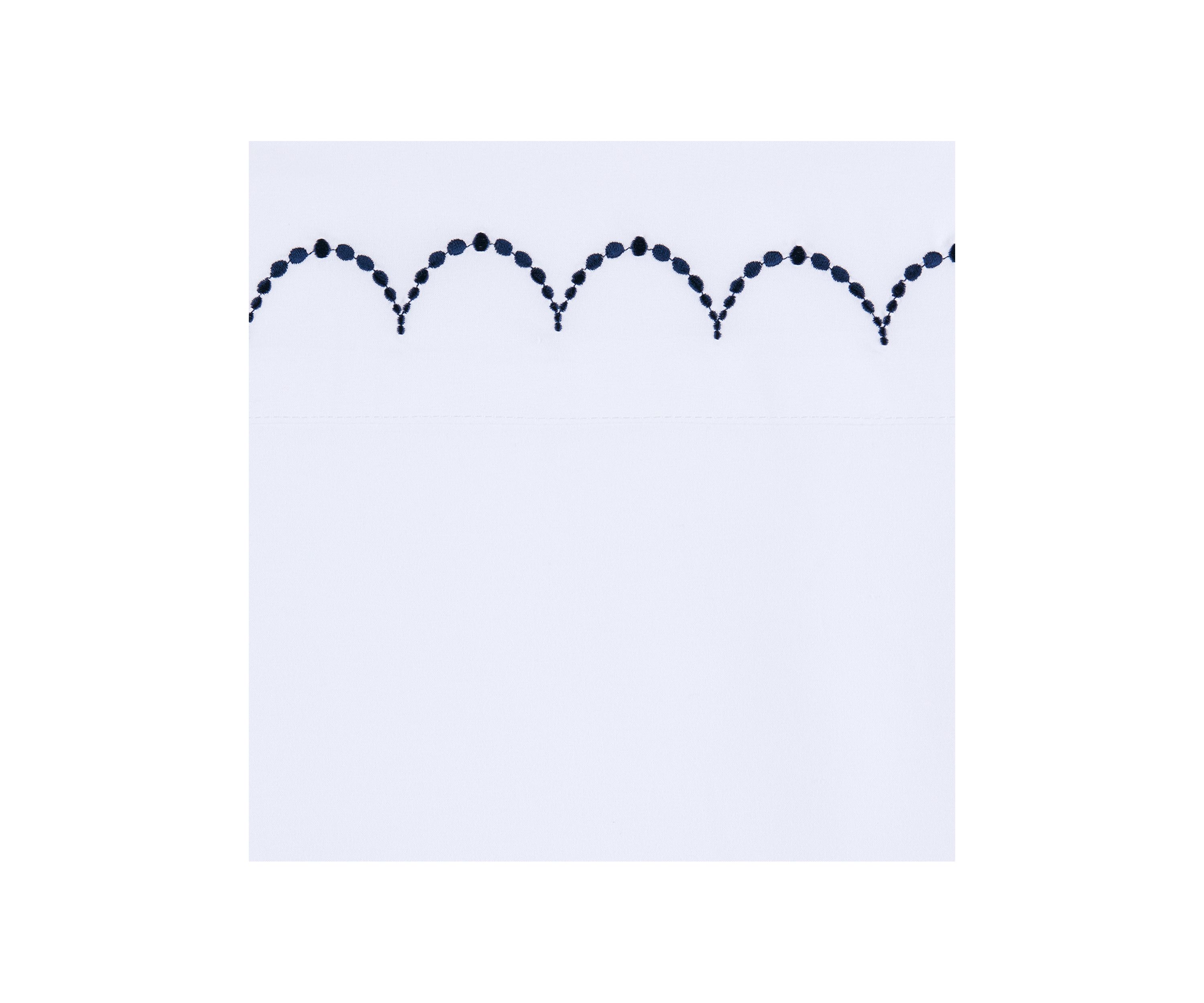 Embroidered Scalloped Sheet Set