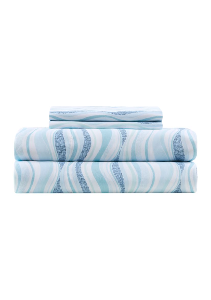 Wave Blue Sheet Set