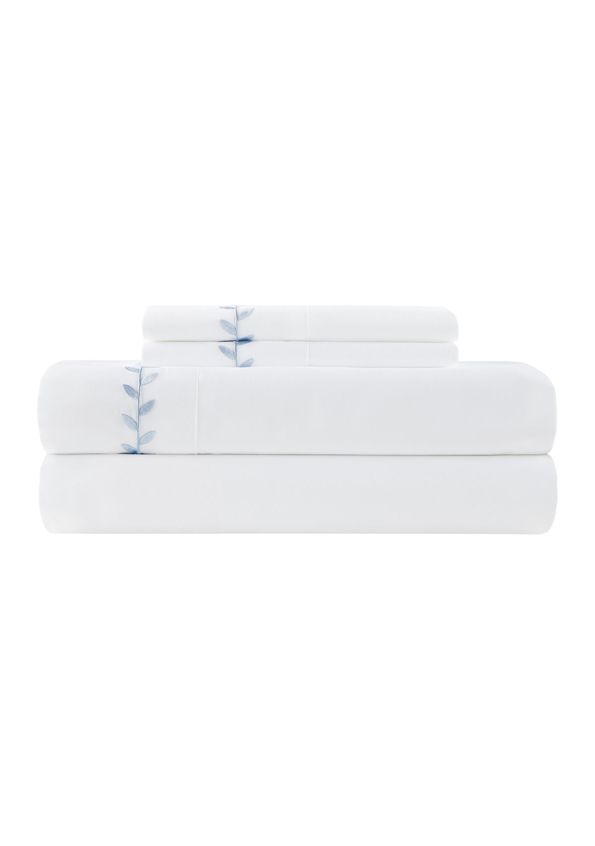 Tan Embroidered Sheet Set