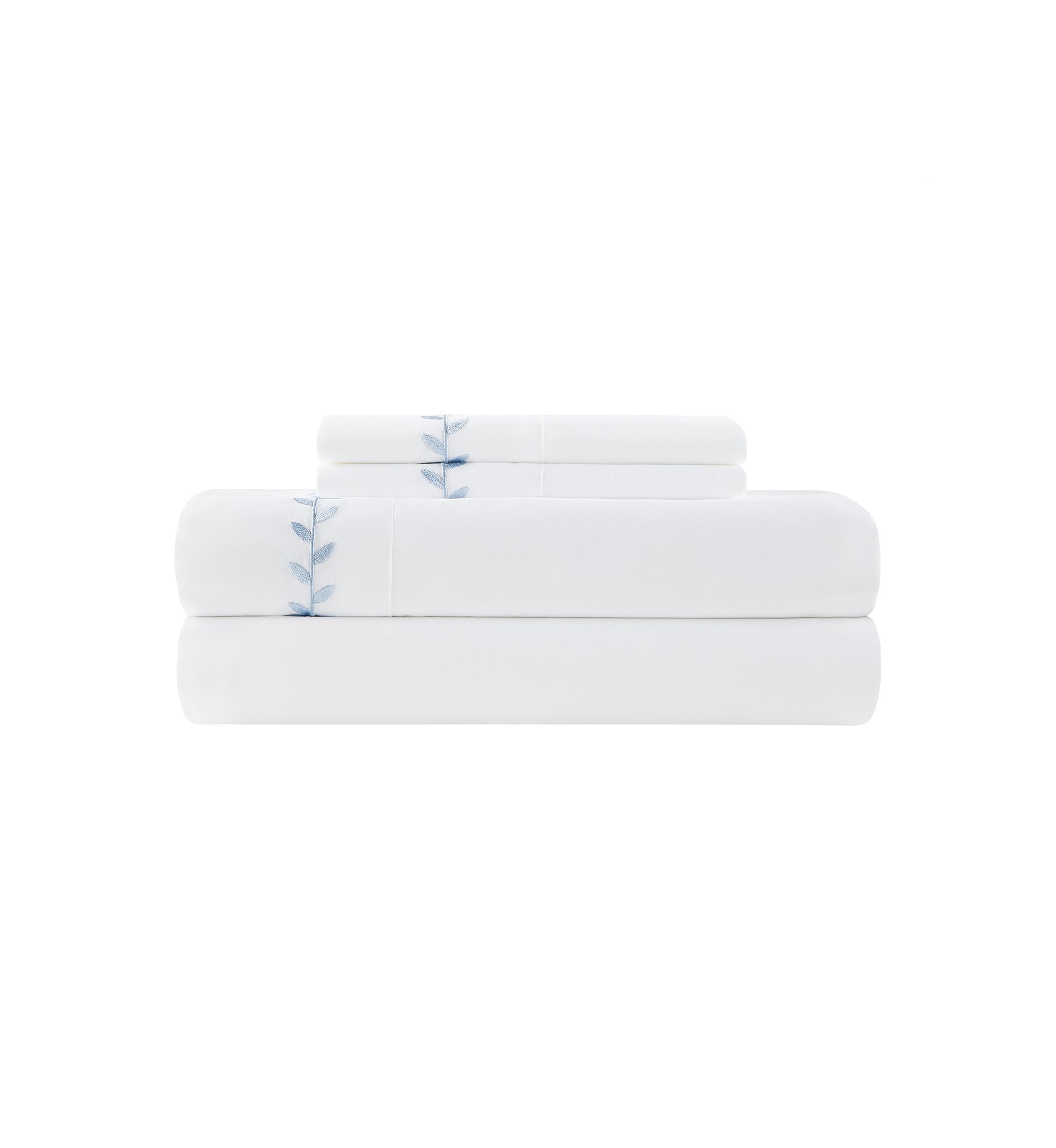 Tan Embroidered Sheet Set
