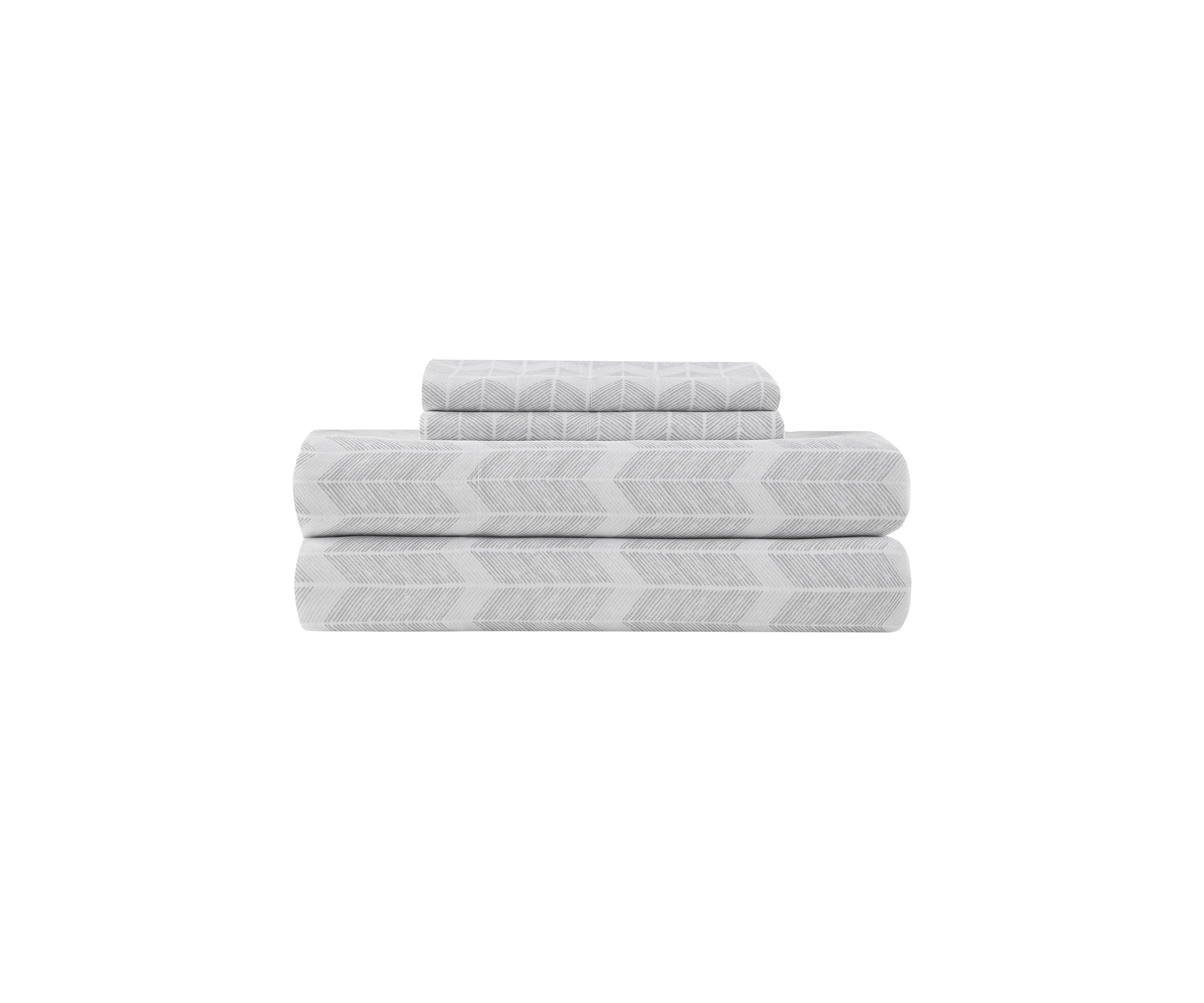 Gray Chevron Sheet Set