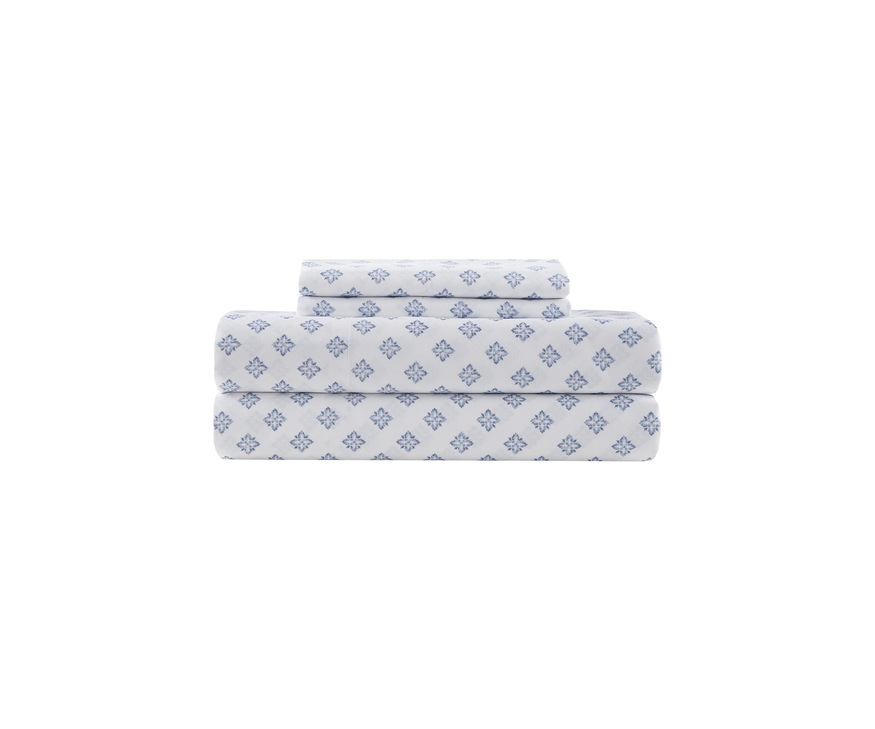 Blue Geometrical Sheet Set