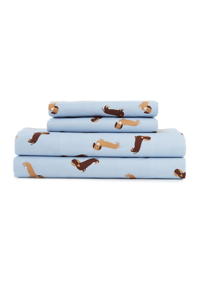 Printed Microfiber Sheet Set