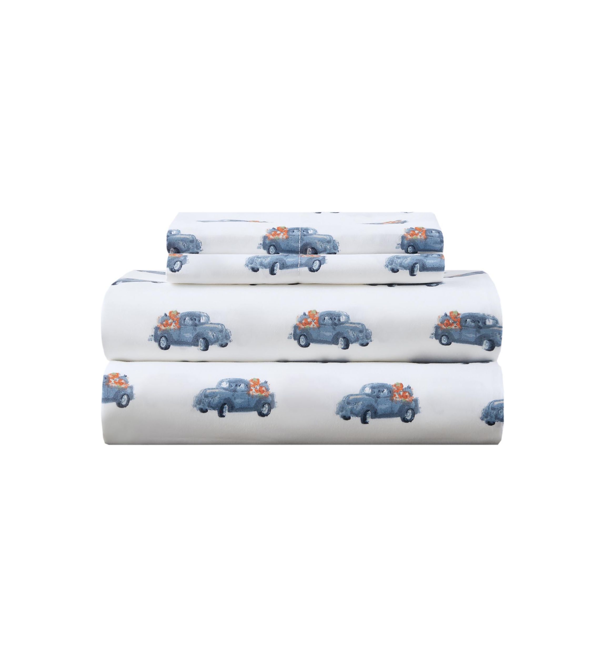 Fall Truck Microfiber Sheet Set 