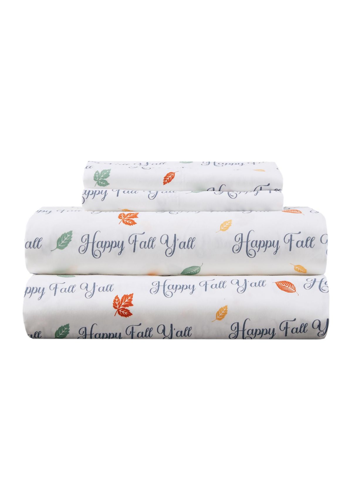 Happy Fall Microfiber Sheet Set 