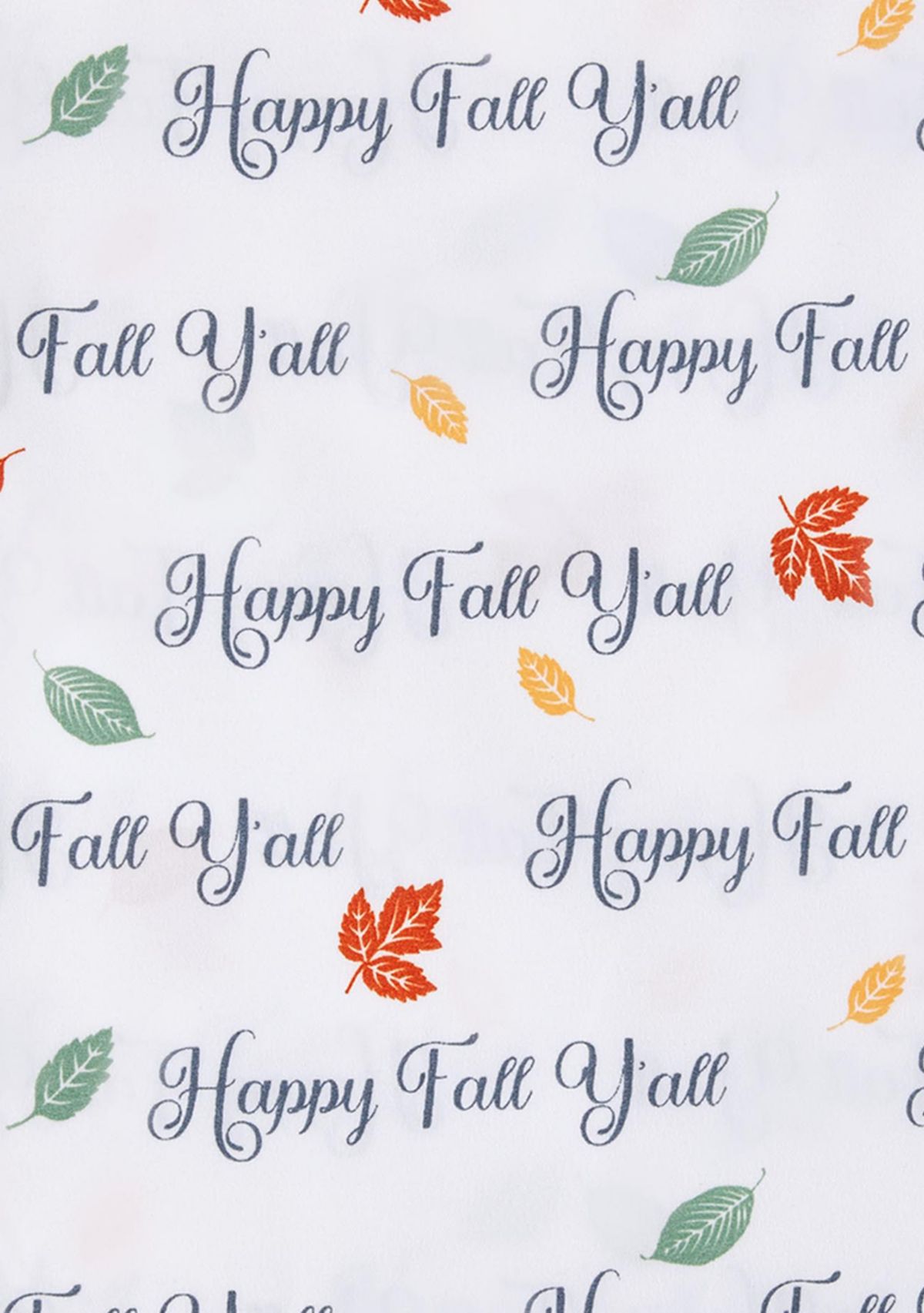 Happy Fall Microfiber Sheet Set 