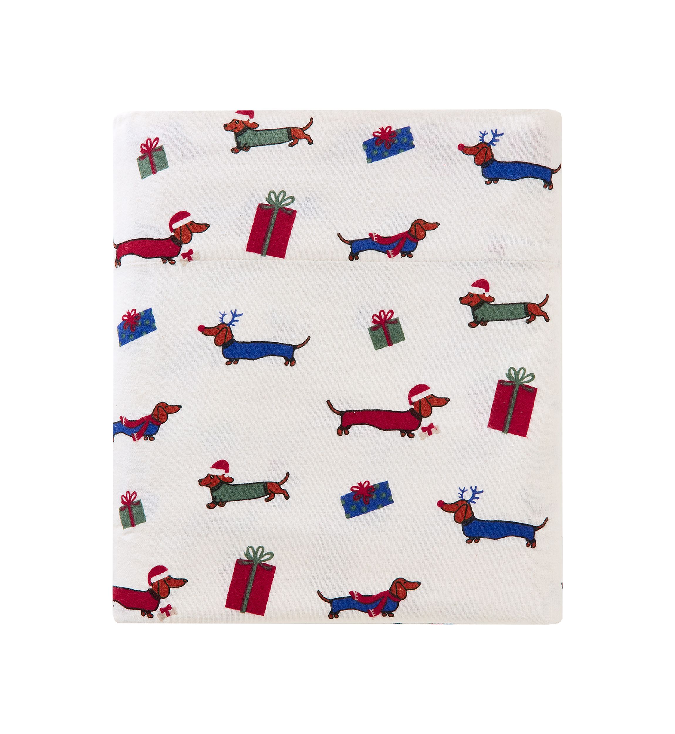 Multi Dog Printed Christmas Sheet Set