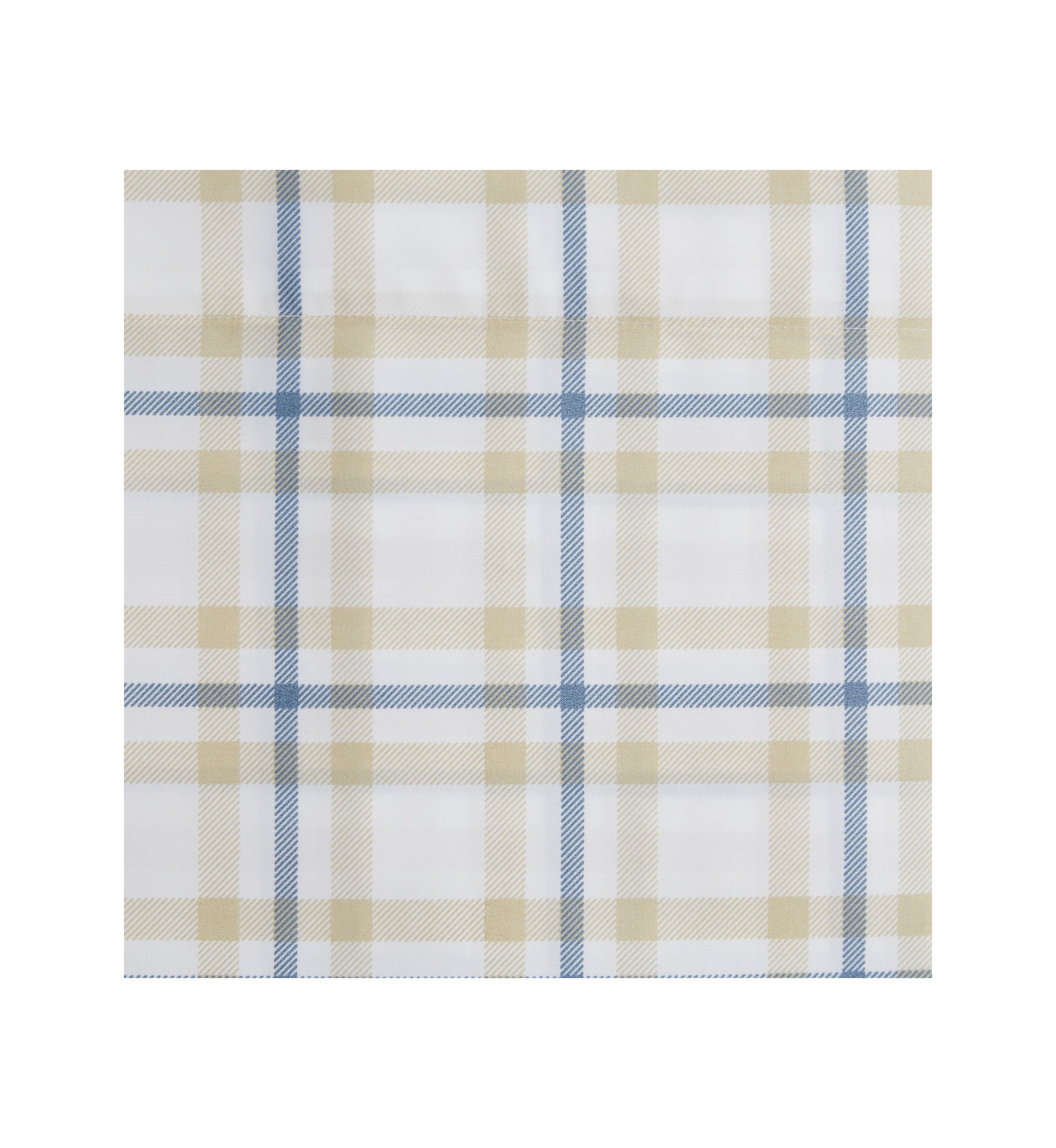 Blue Plaid Sheet Set