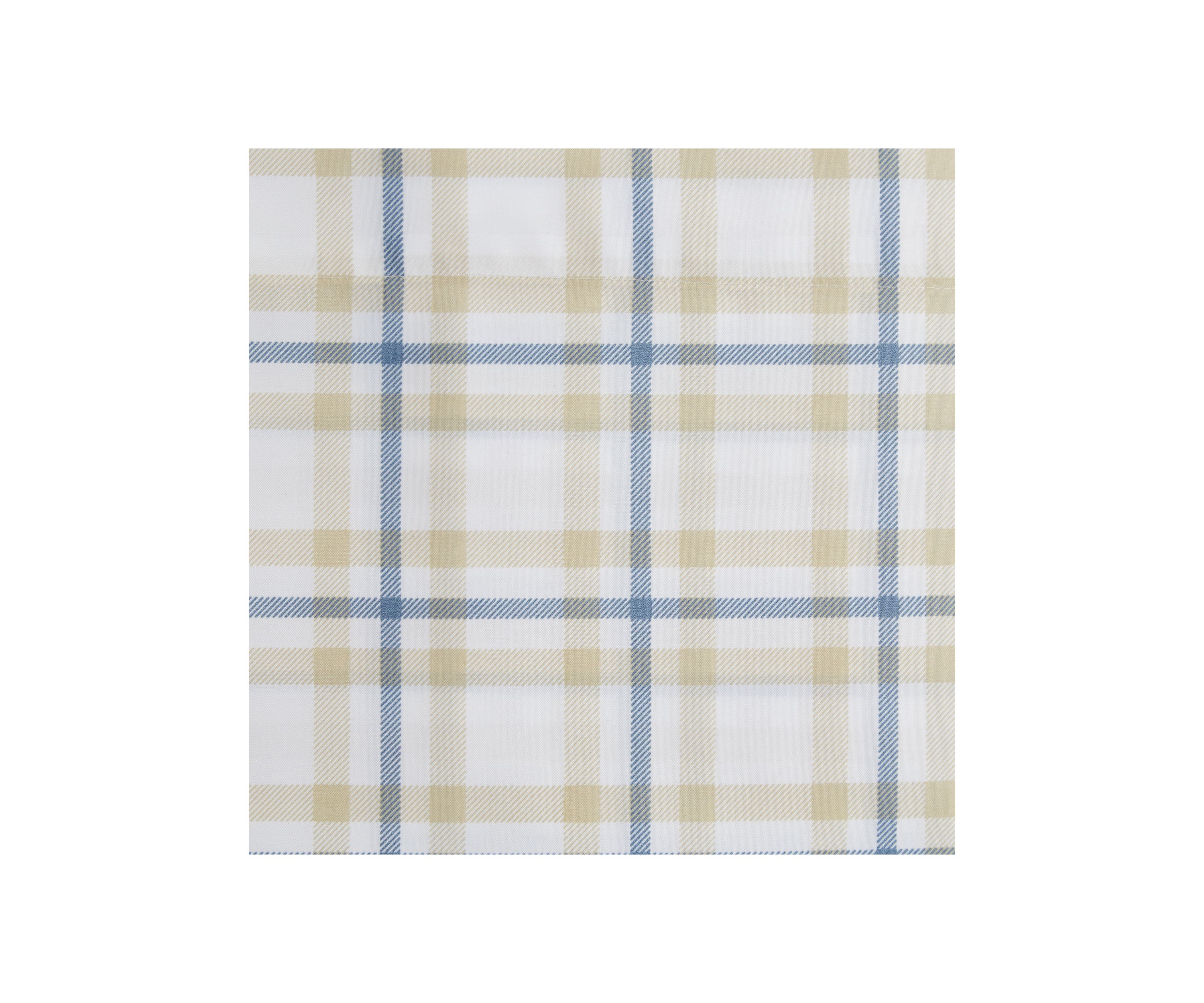 Blue Plaid Sheet Set