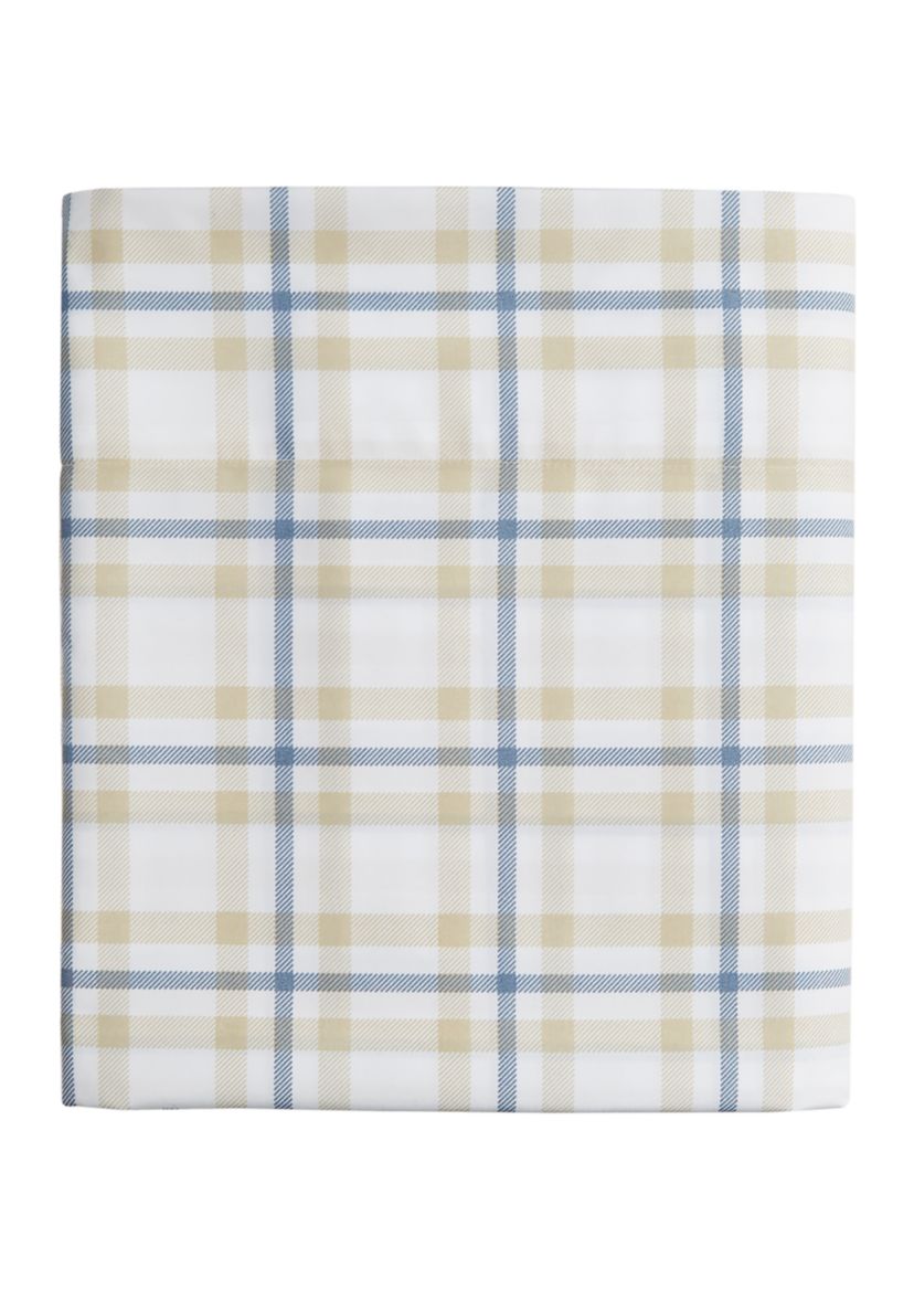 Blue Plaid Sheet Set