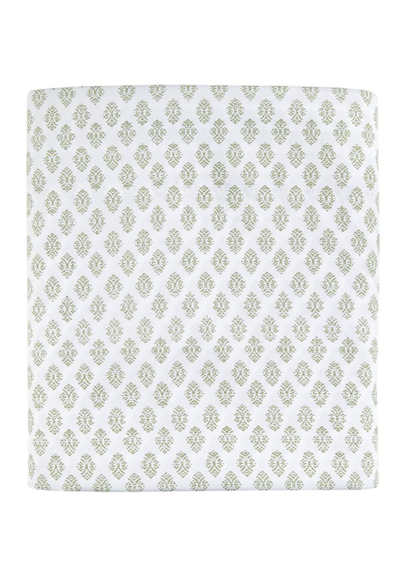 Green Geometric Sheet Set